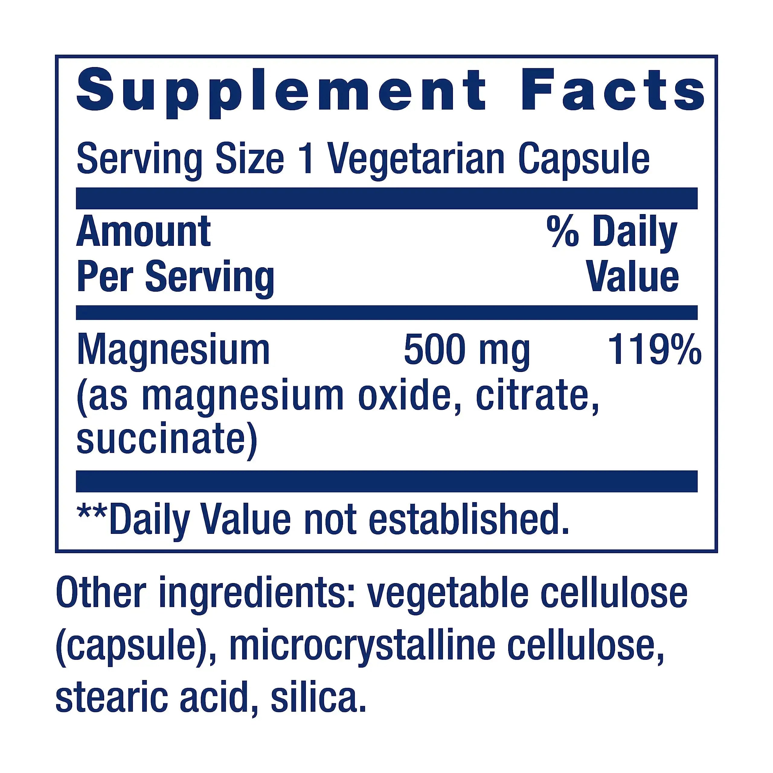 Life Extension One-Per-Day Multivitamin – Packed with Over 25 Vitamins, Minerals & Plant Extracts & Magnesium Caps, 500 mg, Magnesium Oxide, Citrate, Succinate, Heart Health Life Extension Au supplements