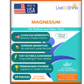 Magnesium Patches for Men and Women - Sleep Support & Relaxation, Muscle Recovery, Nerve Function - USA Made - 30 Premium Fast-Acting, Slow-Release Patches - Live To Shine Live To Shine Au supplements