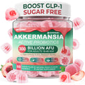 Akkermansia Probiotics Gummies with Prebiotics Fiber, 300 Billion AFU Akkermansia Muciniphila, with Polyphenol Fruits, Resistant Starch