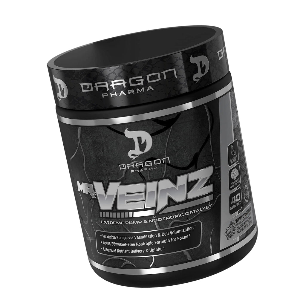 DRAGON PHARMA Mr. Veinz Stim Free Pre-Workout, Extreme Pump & Nootropic Catalyst DRAGON PHARMA Au supplements