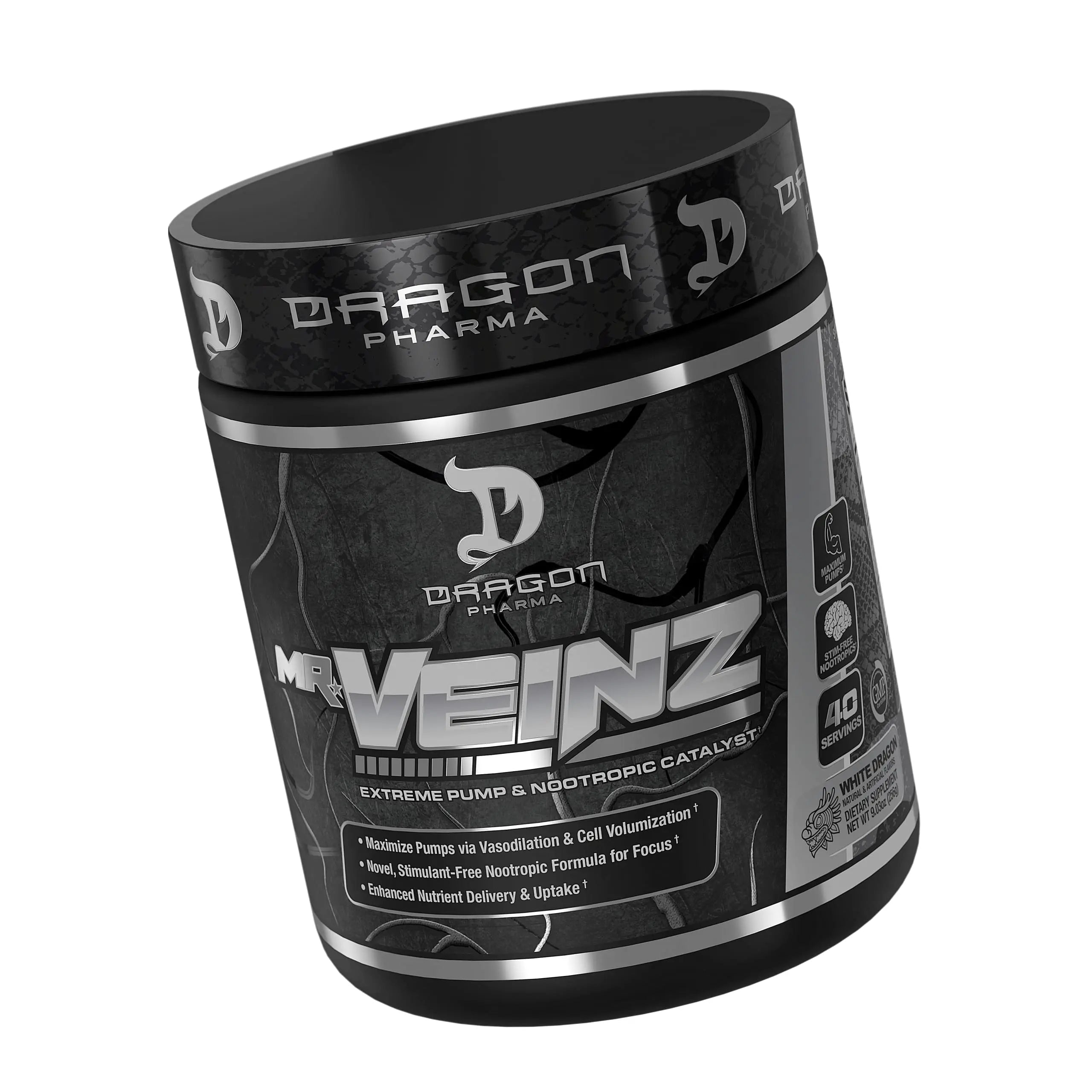 DRAGON PHARMA Mr. Veinz Stim Free Pre-Workout, Extreme Pump & Nootropic Catalyst DRAGON PHARMA Au supplements