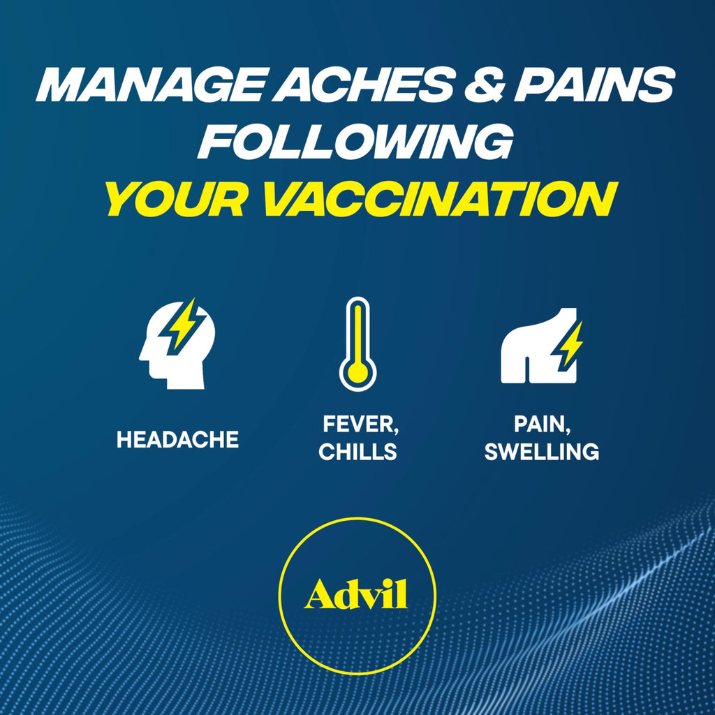 Advil Pain Reliever and Fever Reducer, Ibuprofen 200mg for Pain Relief - 24 Coated Tablets Advil Au supplements