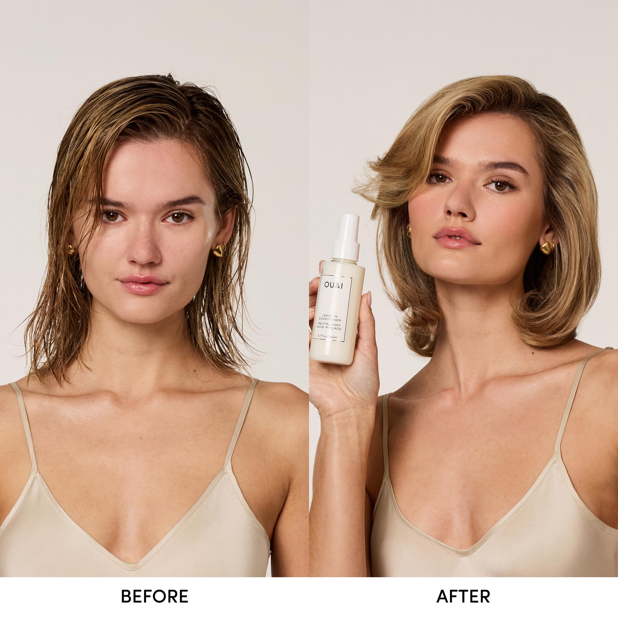 OUAI Leave In Conditioner & Heat Protectant for Hair - Prep Hair for Styling or Use as Detangling Spray to Fight Frizz & Flyaways - No Parabens, Sulfates or Phthalates (4.7 oz) OUAI Au supplements