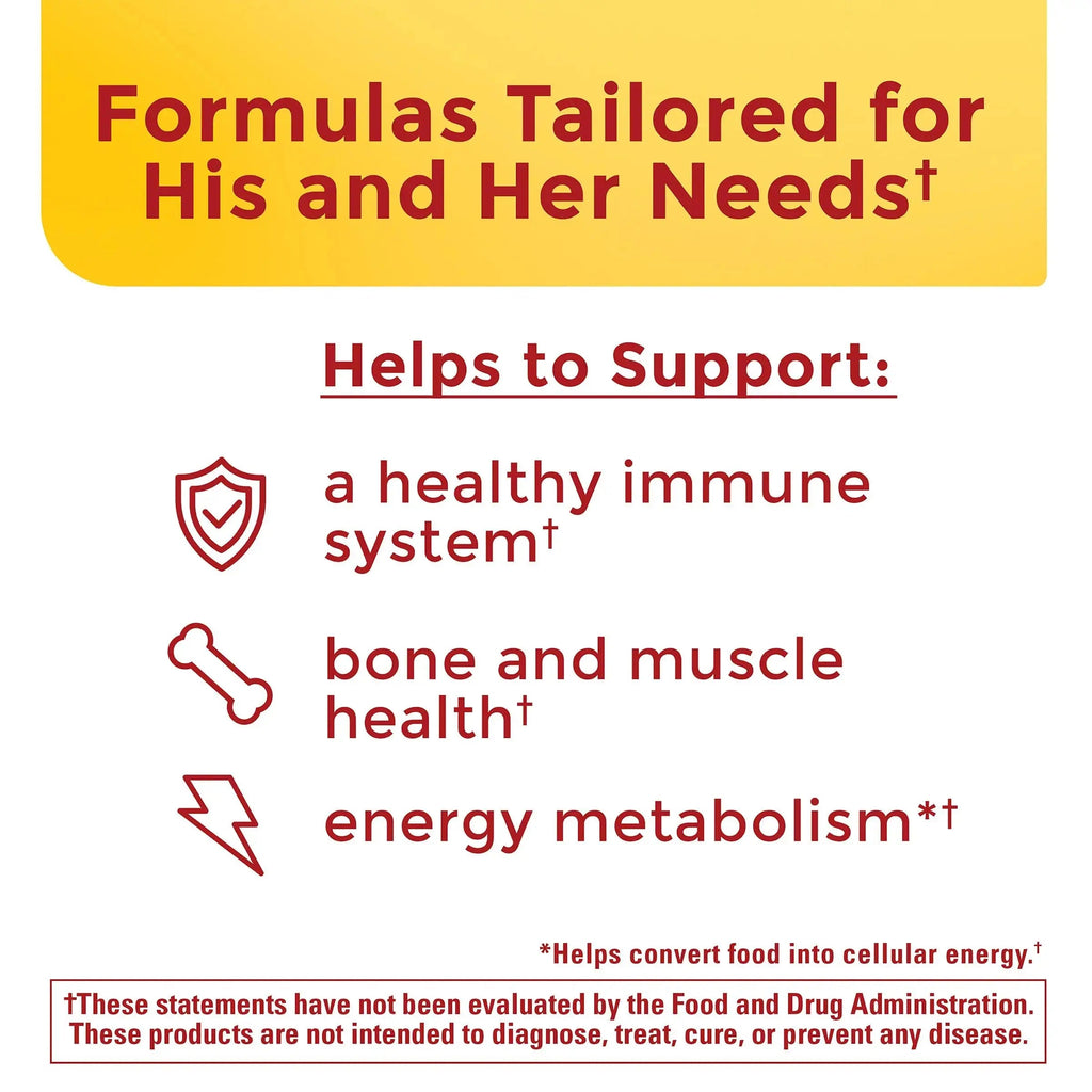 Nature Made Multivitamin Gummies Combo Pack for Him & Her, Tasty Men & Womens Multivitamin with Vitamin C, Vitamin D3, B Vitamins Nature Made Au supplements