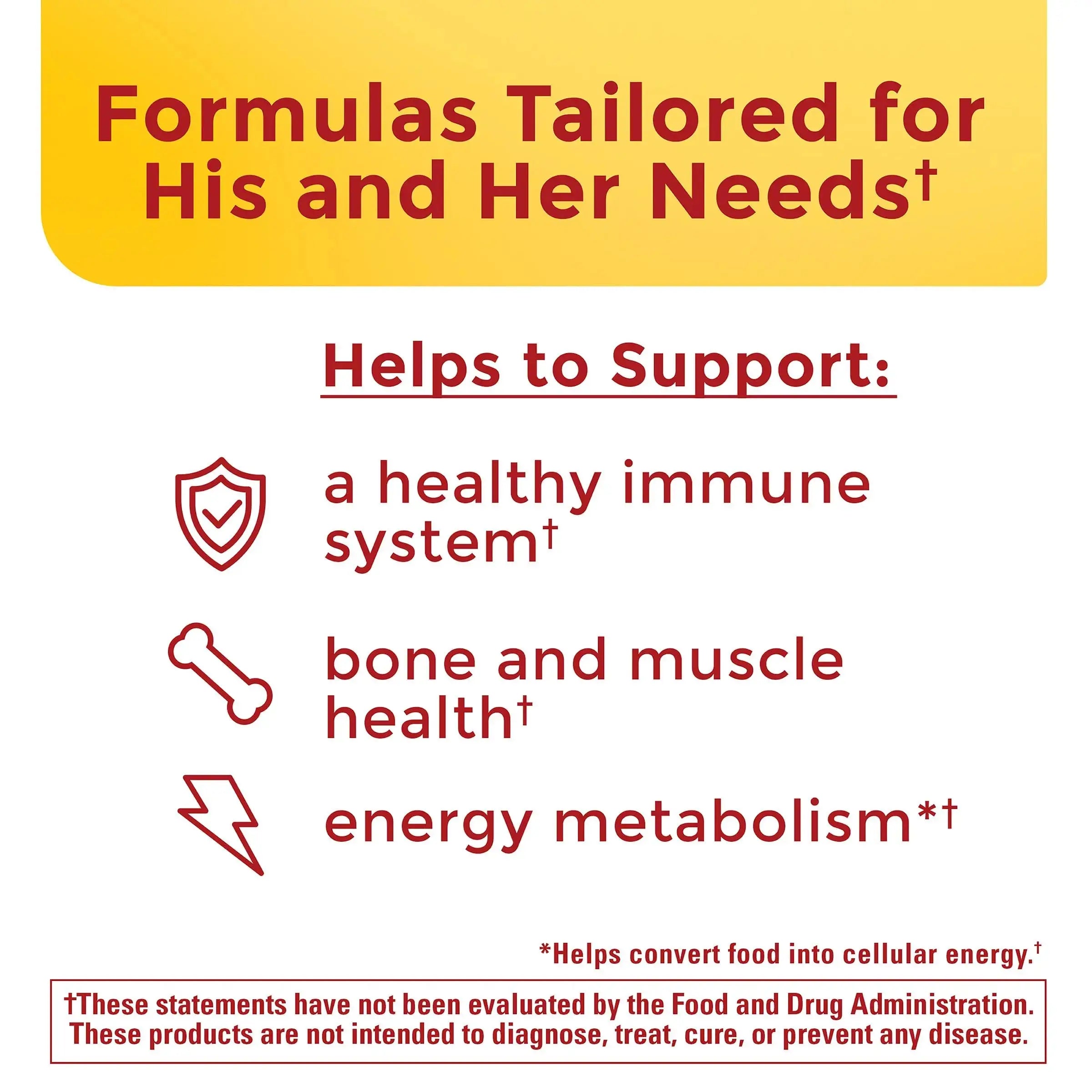 Nature Made Multivitamin Gummies Combo Pack for Him & Her, Tasty Men & Womens Multivitamin with Vitamin C, Vitamin D3, B Vitamins Nature Made Au supplements