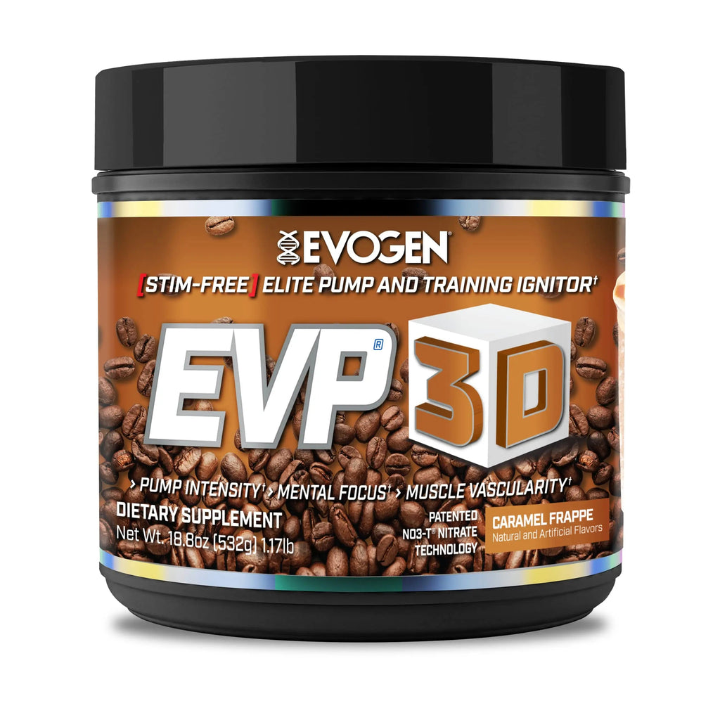 Evogen EVP 3D Caramel Frappe | Xtreme Stimulant Free Pre-Workout Powder, Arginine Nitrate Evogen Au supplements