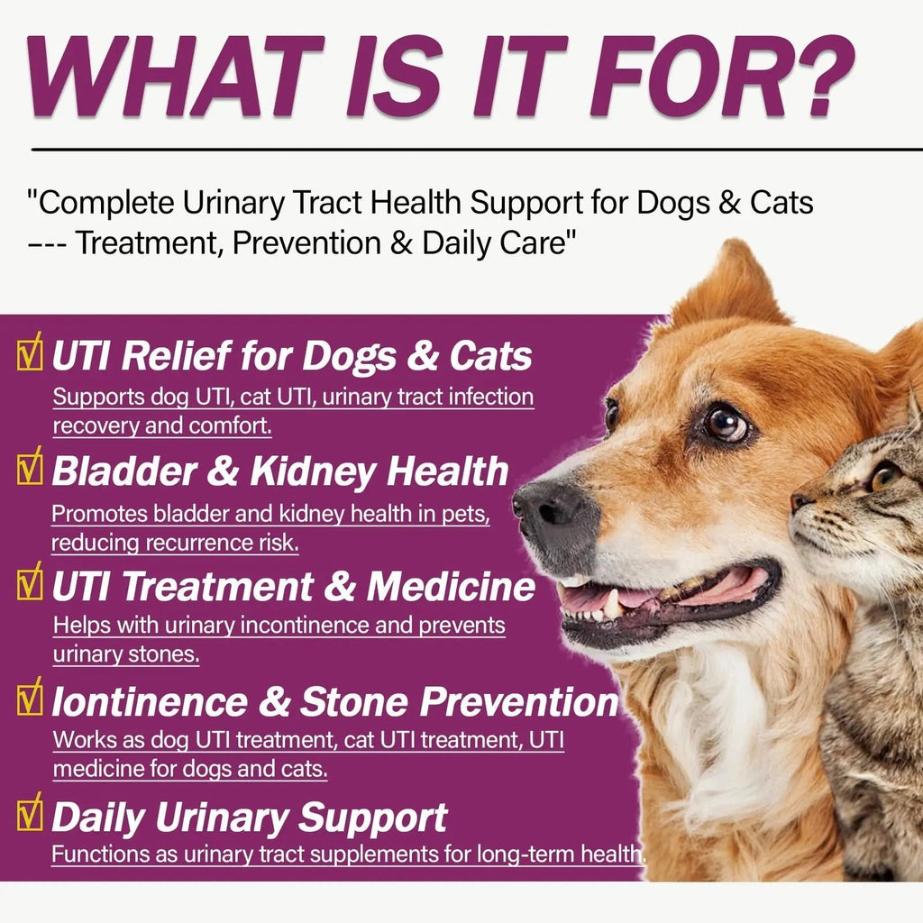NUTRIARISE Natural UTI Treatment for Cats & Dogs – Antibiotic-Free Urinary Tract Infection Support Supplement – Bladder & Kidney Health – Incontinence Prevention – 30 Capsules NUTRIARISE Au supplements