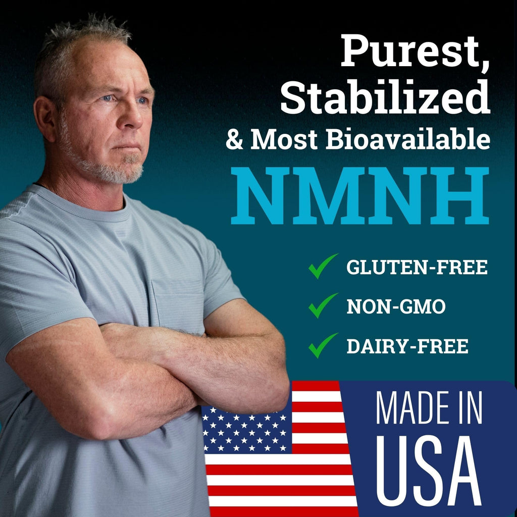 NMNH Supplement 250MG Pure Dihydro-Nicotinamide Mononucleotide (NMN Supplement Alternative with Bioperine® For 3X The Bioavailability) NAD Supplement to Boost NAD+ Levels For Anti-Aging & Energy Black Forest Au supplements