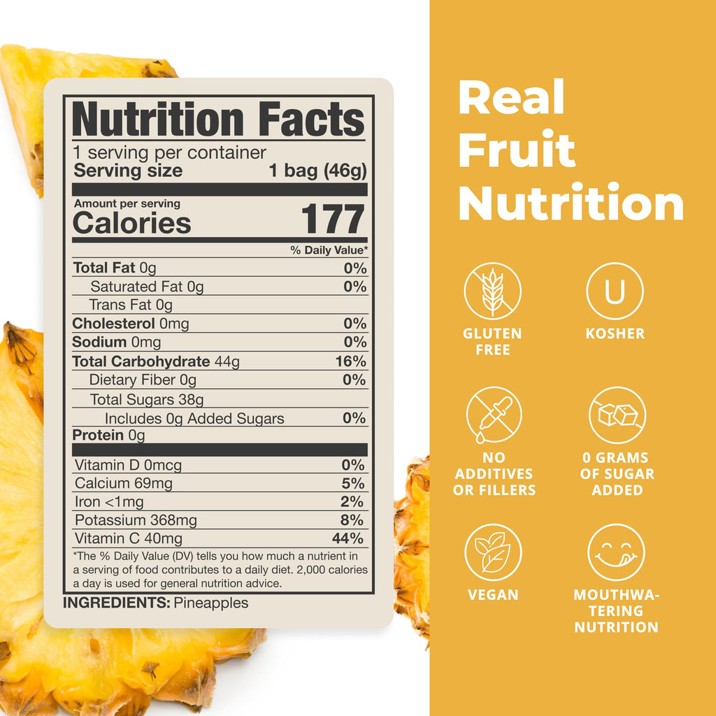 Balance of Nature Freeze-Dried Pineapples (5 Pack) – 100% Real Fruit, Crunchy Pineapple Slices, Healthy Snack, Mouthwatering Nutrition, Gluten-Free, Vegan, No Sugar Added, Five 1.6 oz Bags Balance of Nature Au supplements