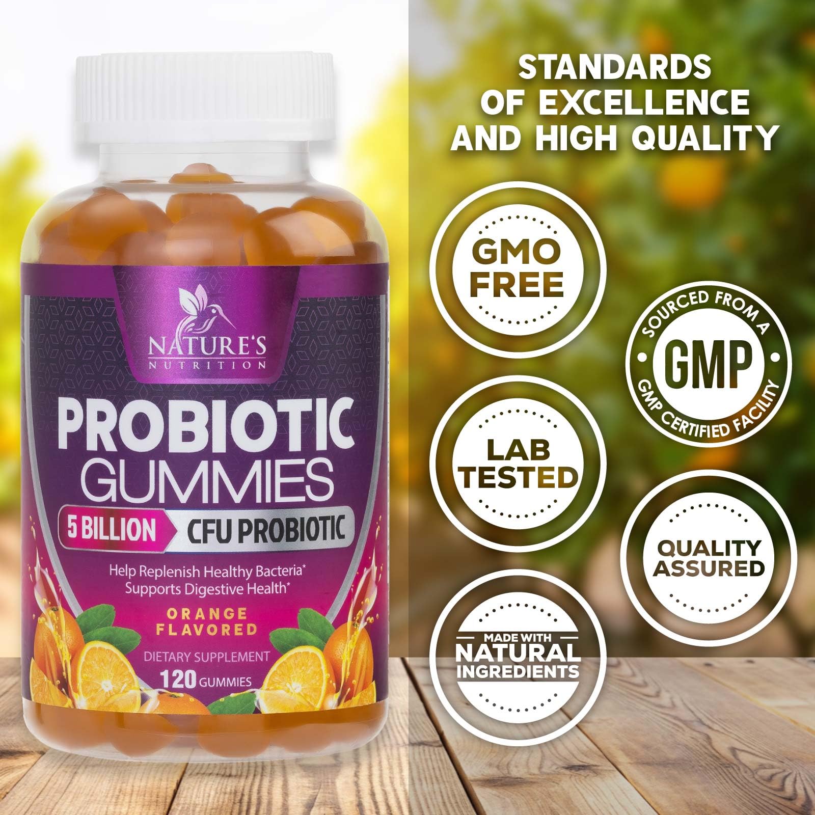 Probiotics for Digestive Health Gummies - 6 Unique Strains for Daily Immune Support & Gut Health, Supports Constipation, Gas & Bloating - Best Probiotic Supplement