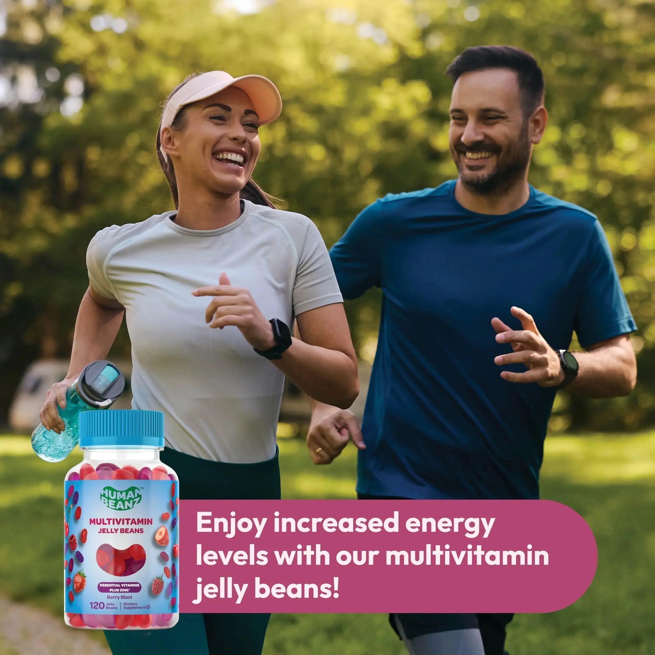Human Beanz Multivitamin Jelly Bean Gummies with Zinc for Men and Women, Immune Support Dietary Supplements for Adults, Vegetarian Human Beanz Au supplements