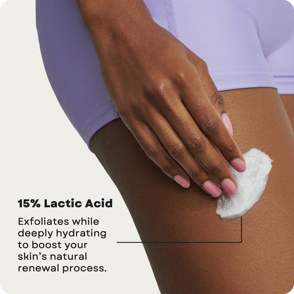 AmLactin KP Bumps Be Gone - Therapeutic Body Cream for Keratosis Pilaris - No-Scrub Exfoliator and Body Moisturizer
