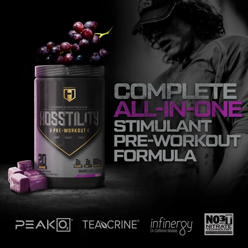 HOSSTILE Hosstility Pre Workout, All-in-One Pre Workout Powder for Men and Women HOSSTILE Au supplements