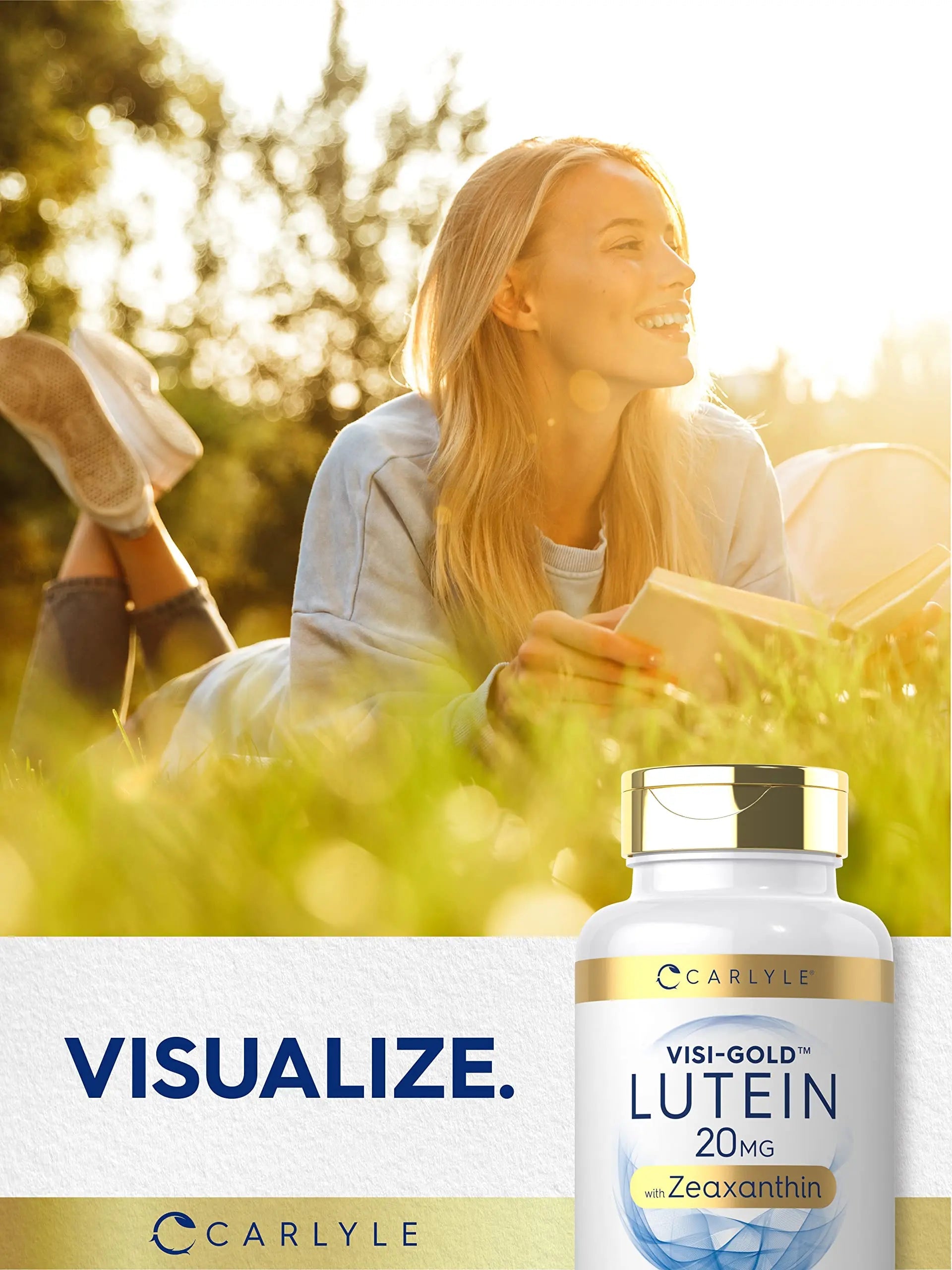 Carlyle Lutein and Zeaxanthin 20mg | 300 Softgels | Eye Health Vitamins | Non-GMO & Gluten Free Supplement Carlyle Au supplements