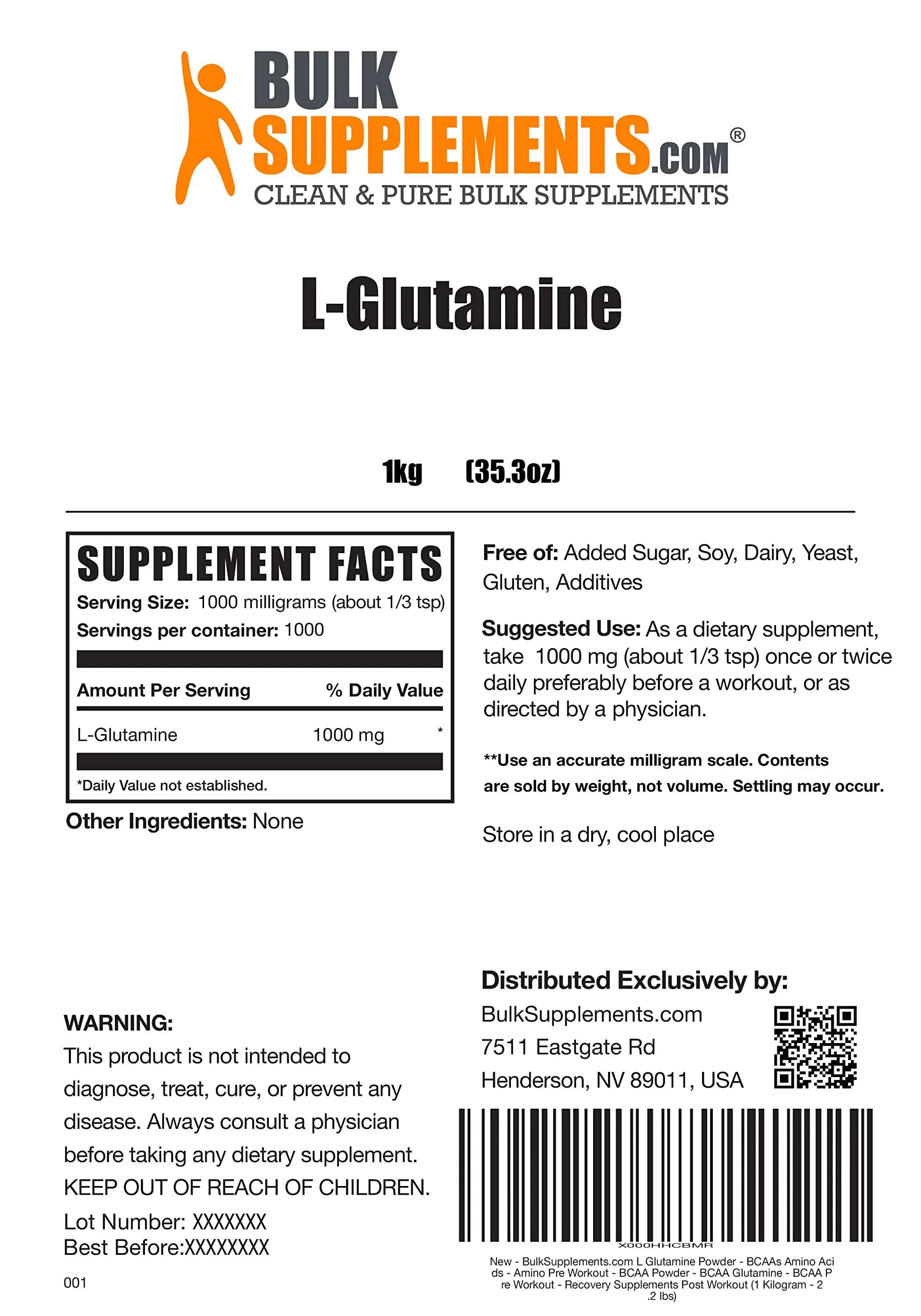 BULKSUPPLEMENTS.COM Beta Alanine Powder 1KG, with Creatine Monohydrate Powder BULKSUPPLEMENTS.COM Au supplements