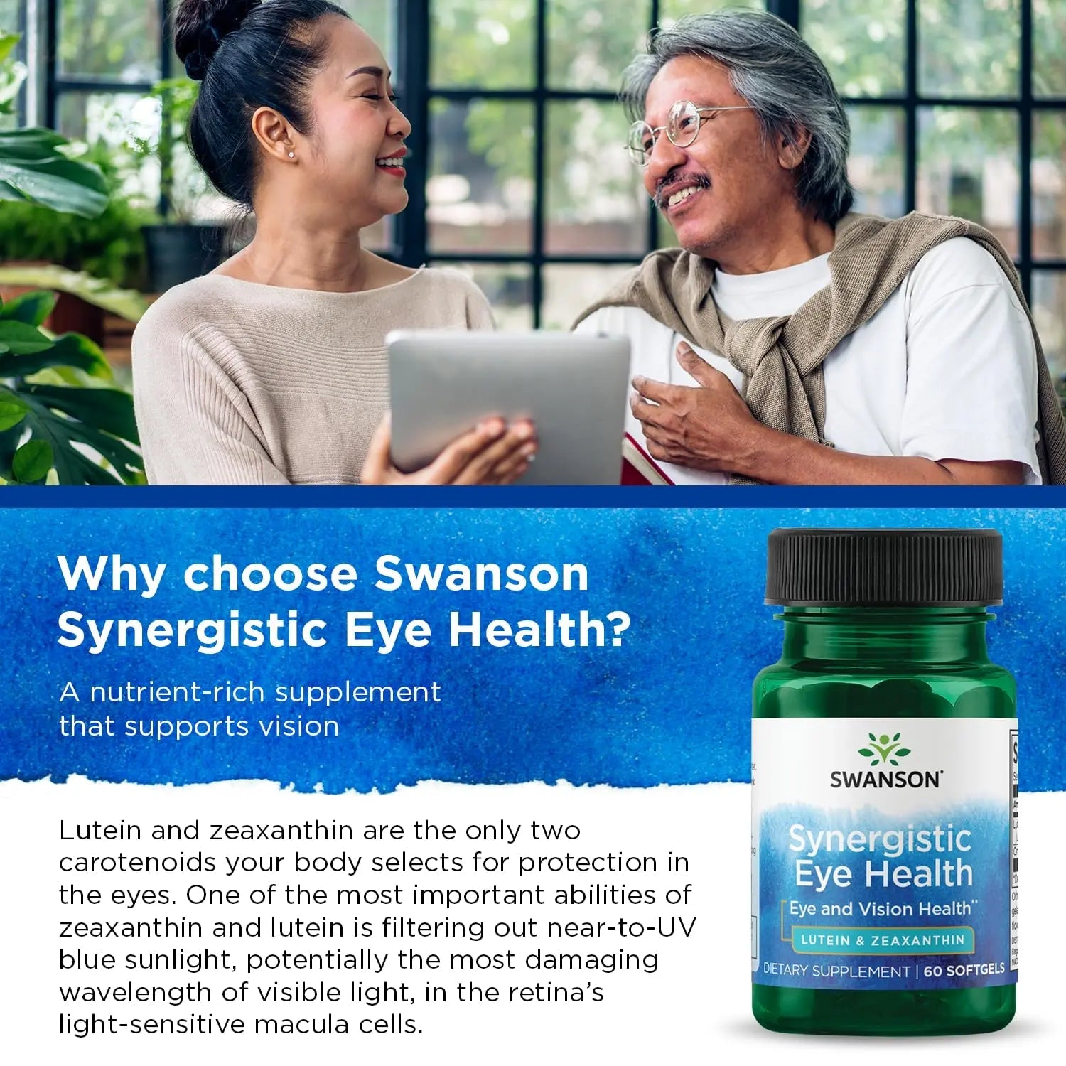 Swanson Synergistic Eye Health - Lutein and Zeaxanthin Supplement Swanson Au supplements