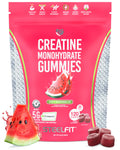 SteelFit Creapure Creatine Monohydrate Gummies for Men & Women, Juicy Watermelon - Gym Workout Nutritional Supplements for Muscle Gain, Brain Health & Strength Building Dietary Supplement, 120 Gummies SteelFit Au supplements