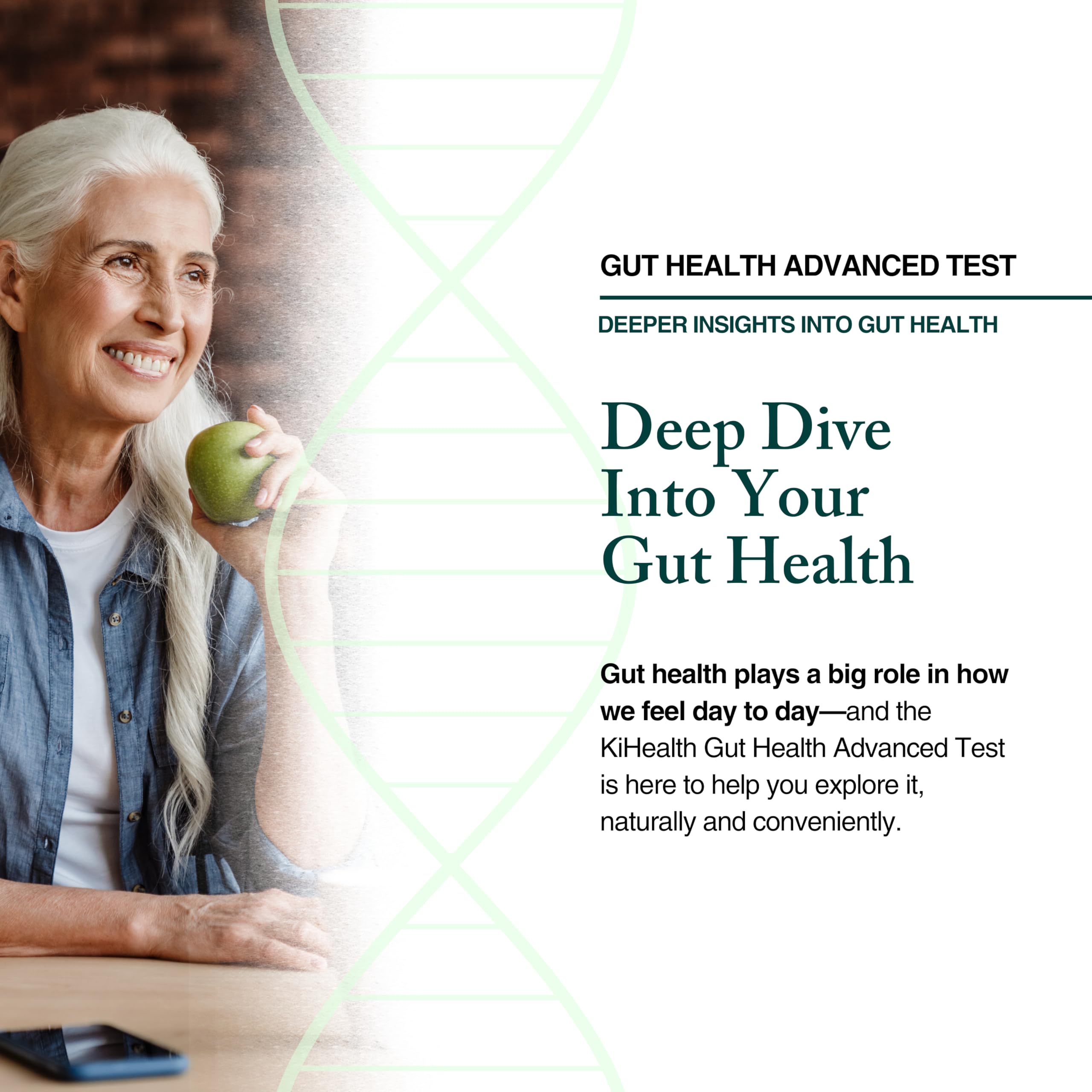 KiHealth – Gut Health Advanced Test – Comprehensive Stool Test for Microbiome, Digestion, & Inflammation – at-Home Kit Kihealth Au supplements