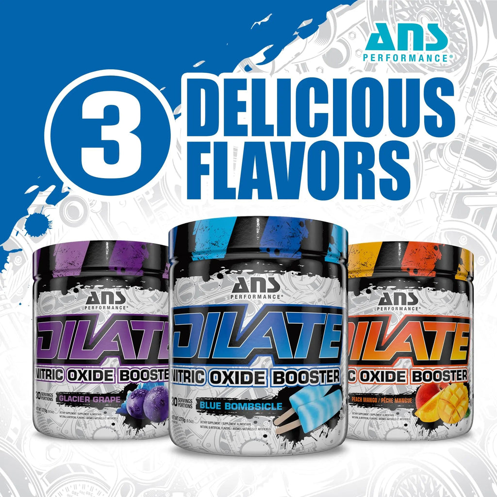 ANS Performance Dilate Pump PreWorkout Powder - Dietary Supplement - Maximizes ANS Performance Au supplements