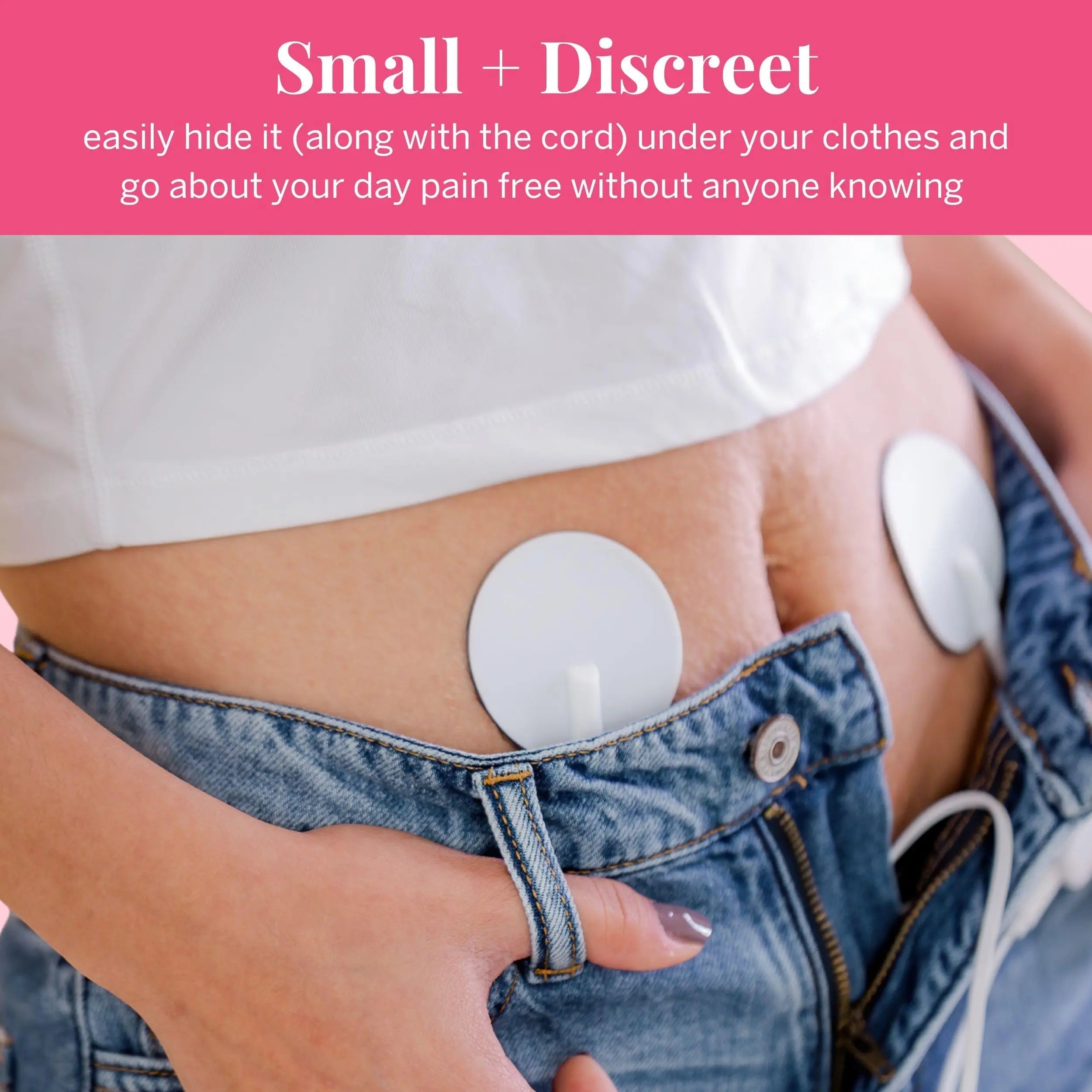 Pixie Period Pain Relief Device - Best PMS Relief Simulator with TENS Technology - Thinnest Wearable Tens Unit - Unnoticeable Under Clothes - Menstrual Cramp Comfort for Feminine Care Pixie Cup Au supplements