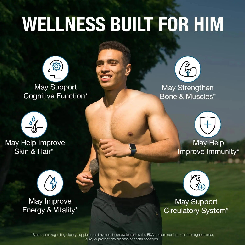 Pure By Nature One-Daily Multivitamin for Men, Immune Support Supplement with Non-GMO Ingredient, Vitamin & Minerals for Energy, 60 Veggie Capsules Pure By Nature Au supplements