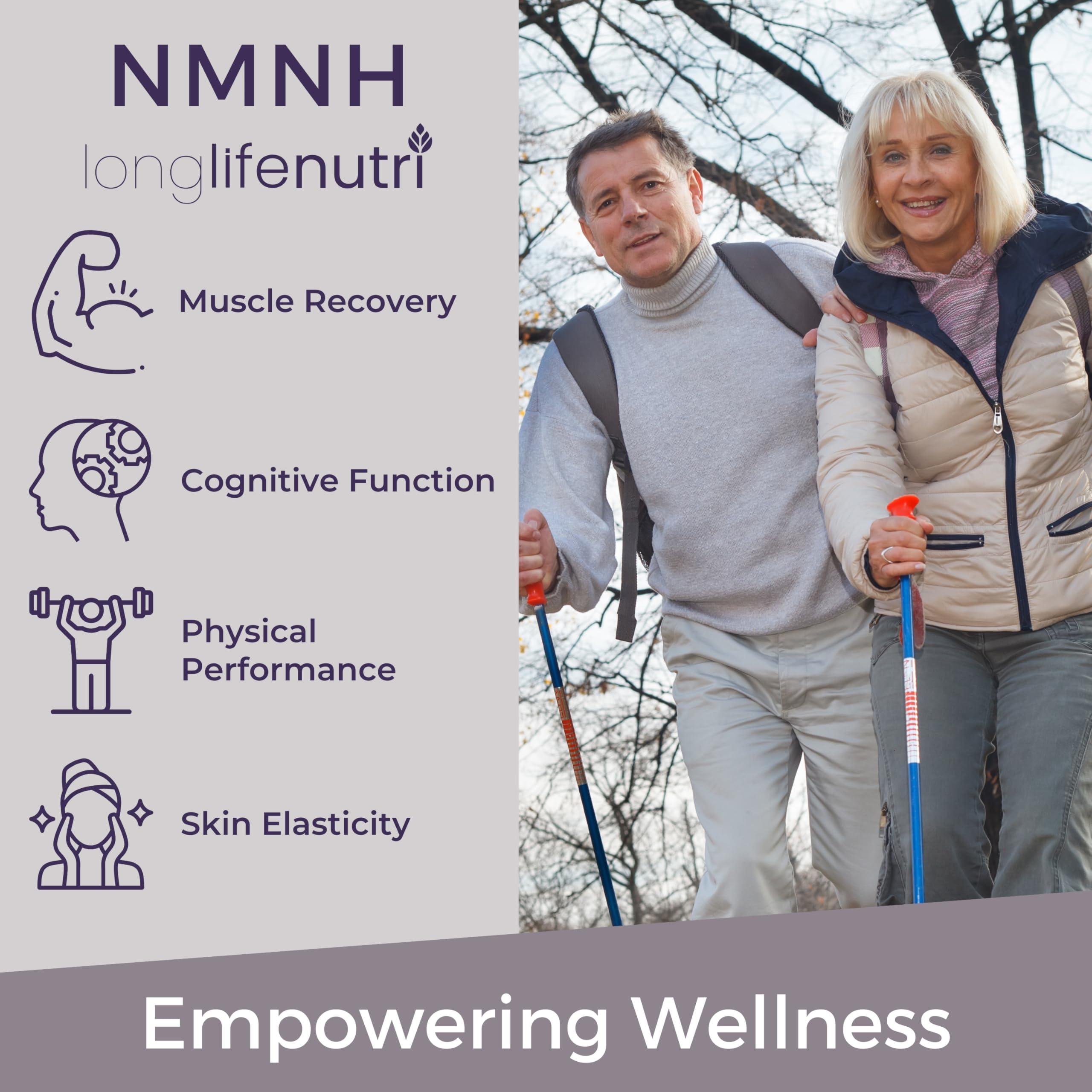 LongLifeNutri NMNH 300mg (Dihydronicotinamide Mononucleotide) - 120 Vegan Capsules, 2-Month Supply, NMN Alternative, NAD Supplement for Energy & Longevity, Lab Tested, Made in USA LongLifeNutri Au supplements