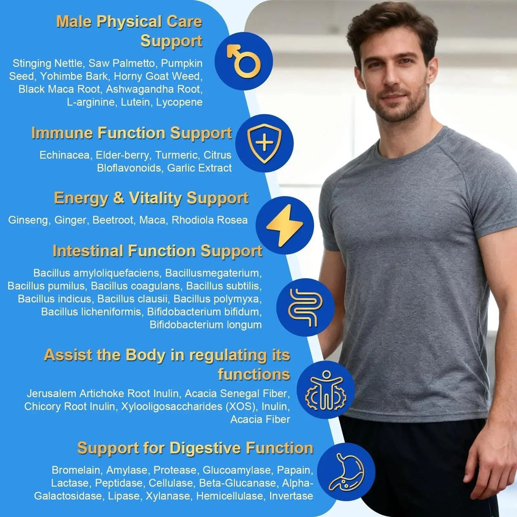 60-IN-1 Liposomal 120+ Nutrients Men's Multivitamin Gummy 4500MG+ Overall,300Billion Probiotics, Algal DHA, CoQ10, Turmeric & Herbal Blends Oakevlp Au supplements
