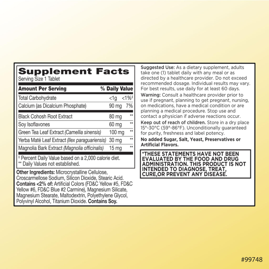 Quality Choice Estro Support Max + Energy Tablets Menopause Support 30 Count Quality Choice Au supplements