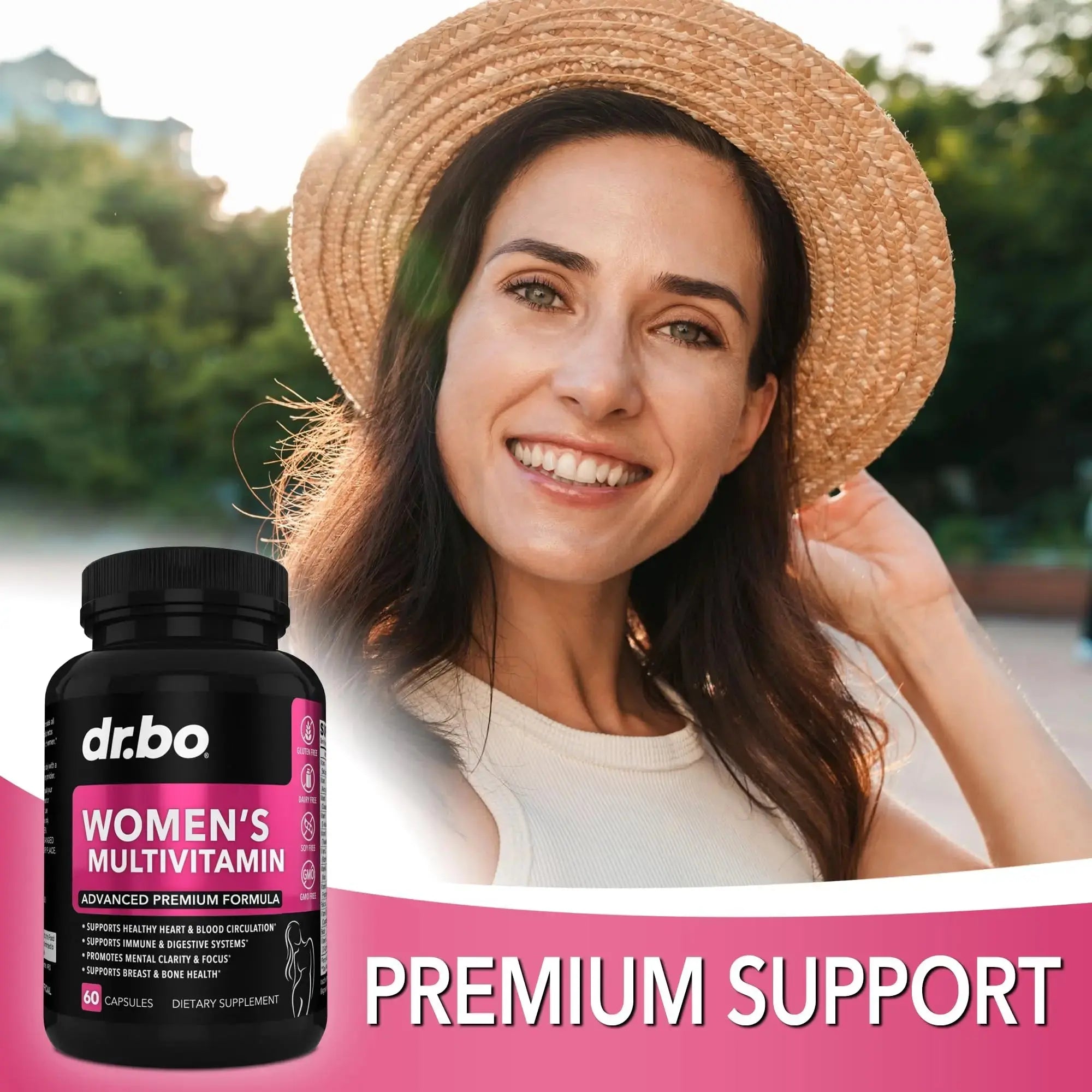 Womens Multivitamin - Natural Daily Multi Vitamins for Women - Womans Energy Vitamin DR. BO Au supplements