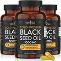 Black Seed Oil Softgel Capsules - Premium Cold-Pressed Nigella Sativa Producing Pure NEW AGE Au supplements