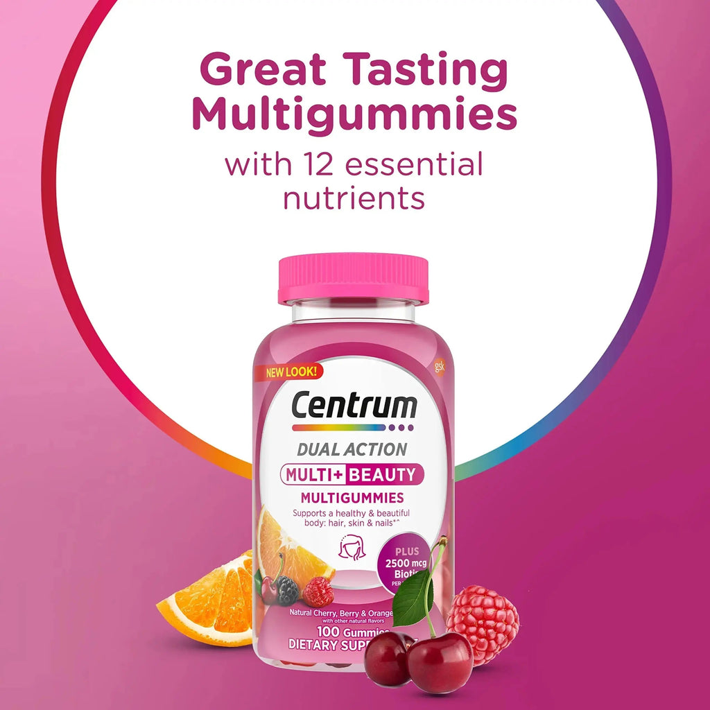 Centrum Multivitamin Gummy, 100 Count (Pack of 1) Centrum Au supplements