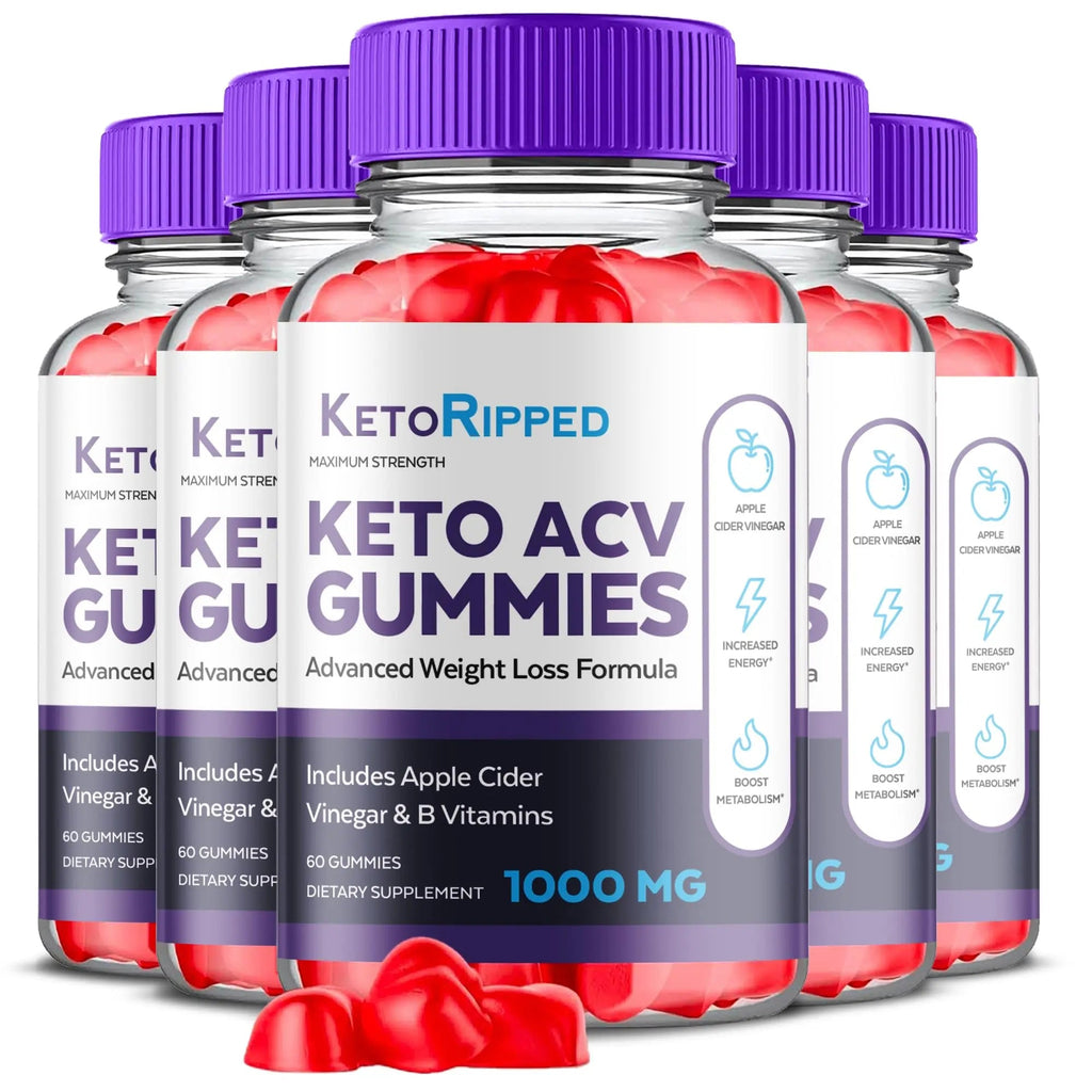 (5 Pack) Keto Ripped ACV Gummies, Keto Ripped ACV Gummies Advanced Weight Loss 1000MG Ark Labs Au supplements