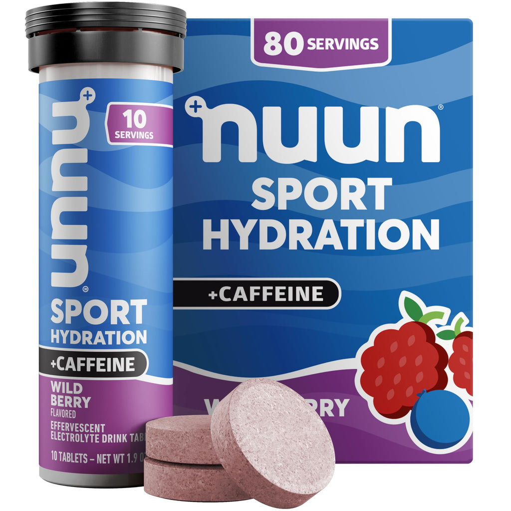 Nuun, Electrolyte Drink Tabs Energy Wild Berry, 8 Count, 1.9 Ounce
