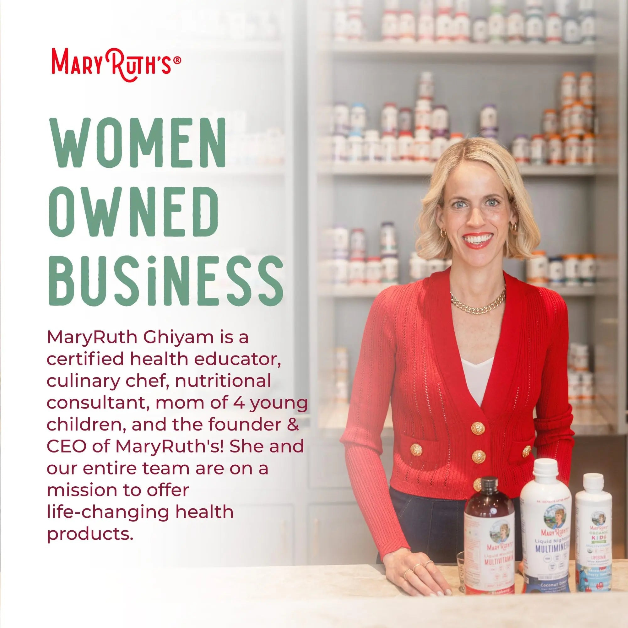 MaryRuth Organics Multivitamin for Women 14 | Women's Multivitamin Gummies for Immune Support| Skin Health | MaryRuth Organics Au supplements