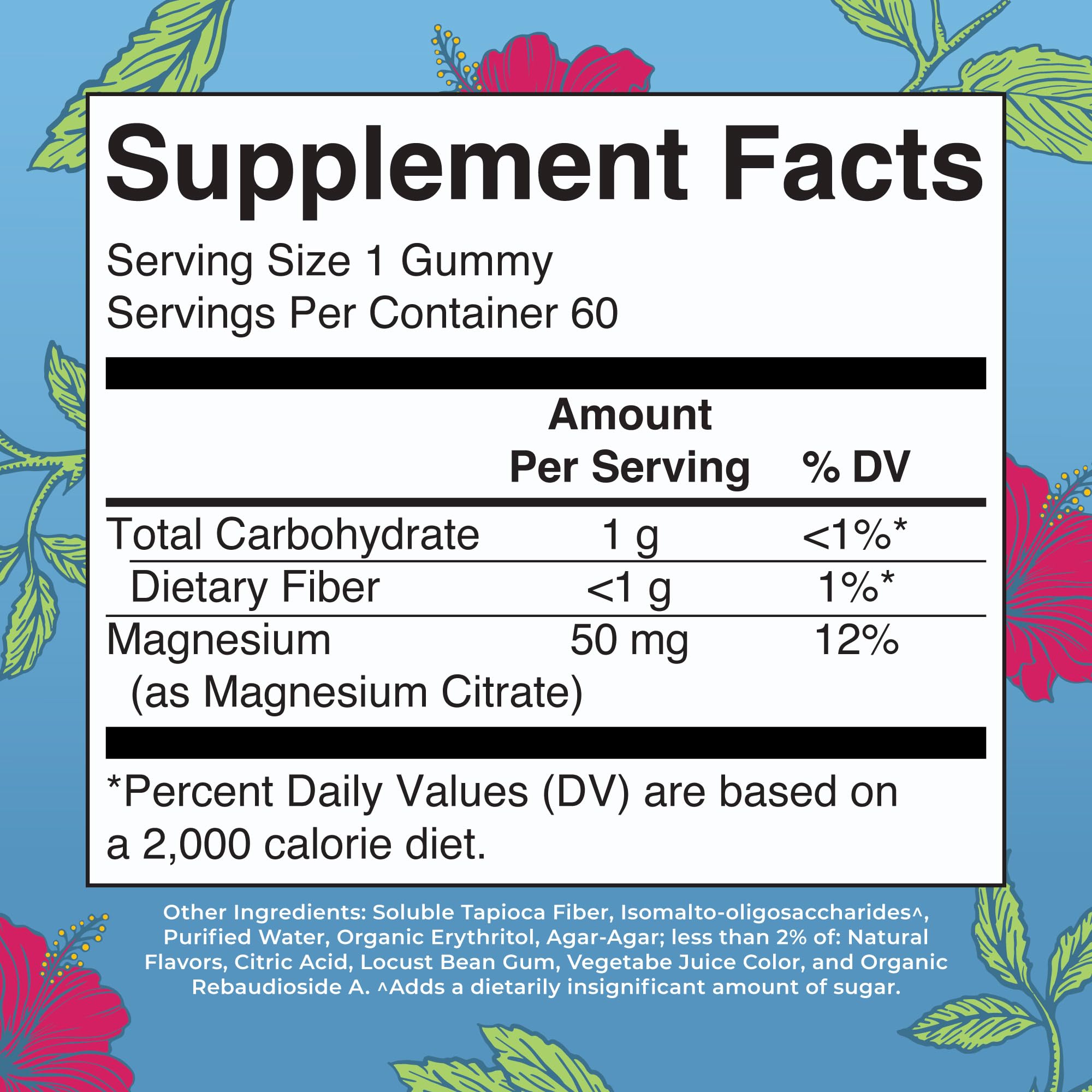 MaryRuth Organics Calm Magnesium Citrate Gummies | 2 Month Supply | Sugar Free | Magnesium Supplement for Adults