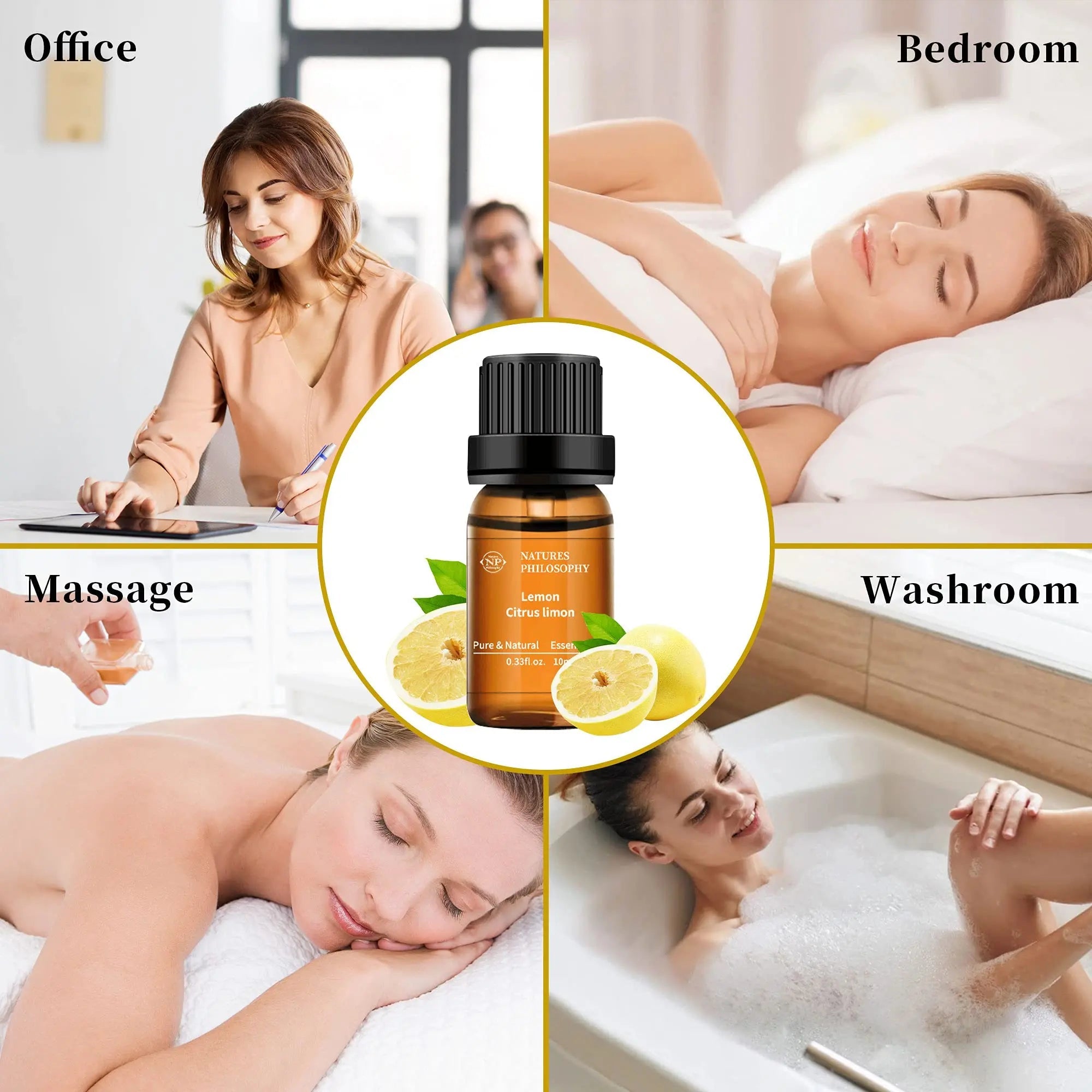 Lemon Essential Oil,100% Pure Organic Essential Oils for Aromatherapy, Diffuser, Massage, Soap Making NP NATURES PHILOSOPHY Au supplements