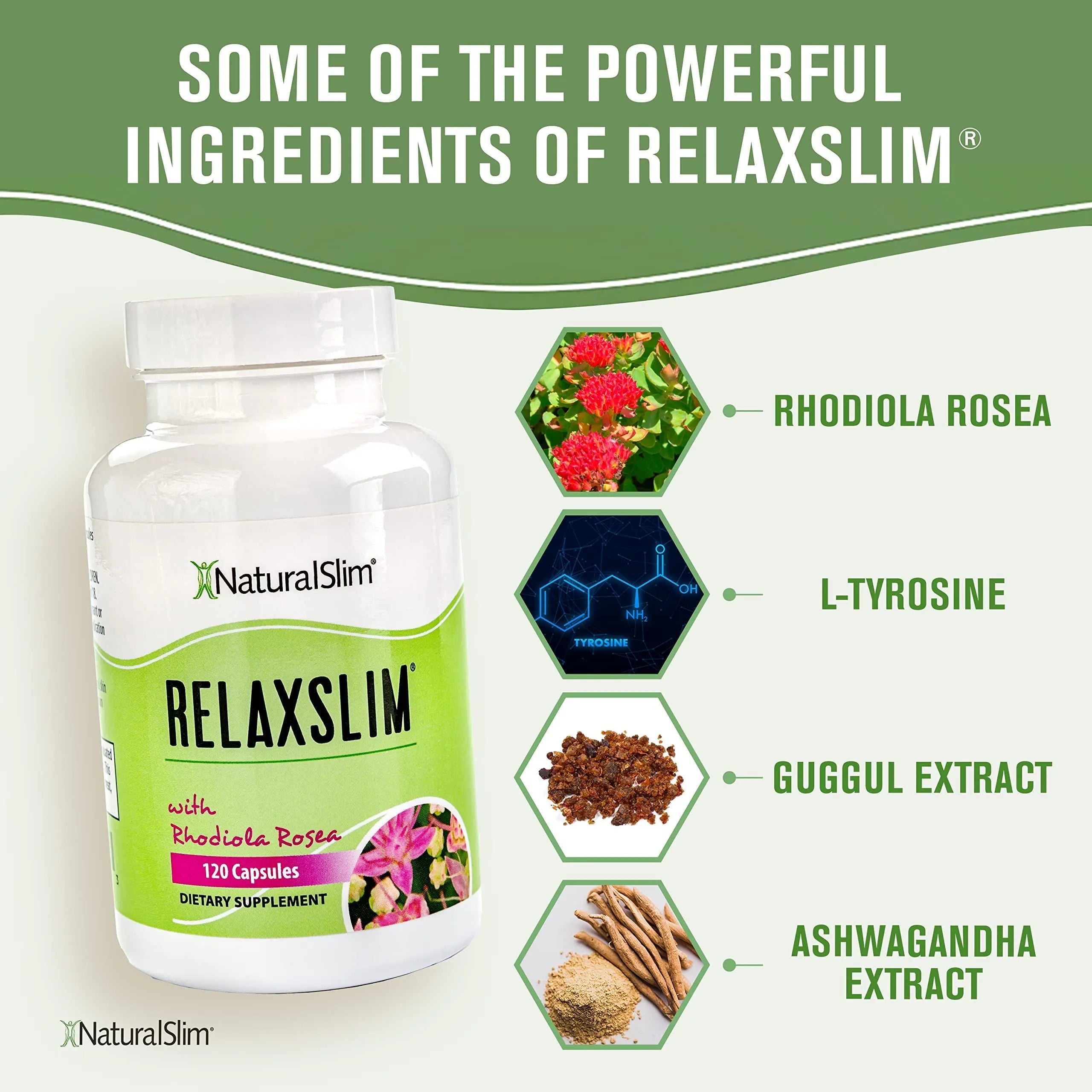 Naturalslim Relaxslim for Metabolism, Helps Control Appetite, Fat & Stress Support - Adaptogen Supplements NaturalSlim Au supplements