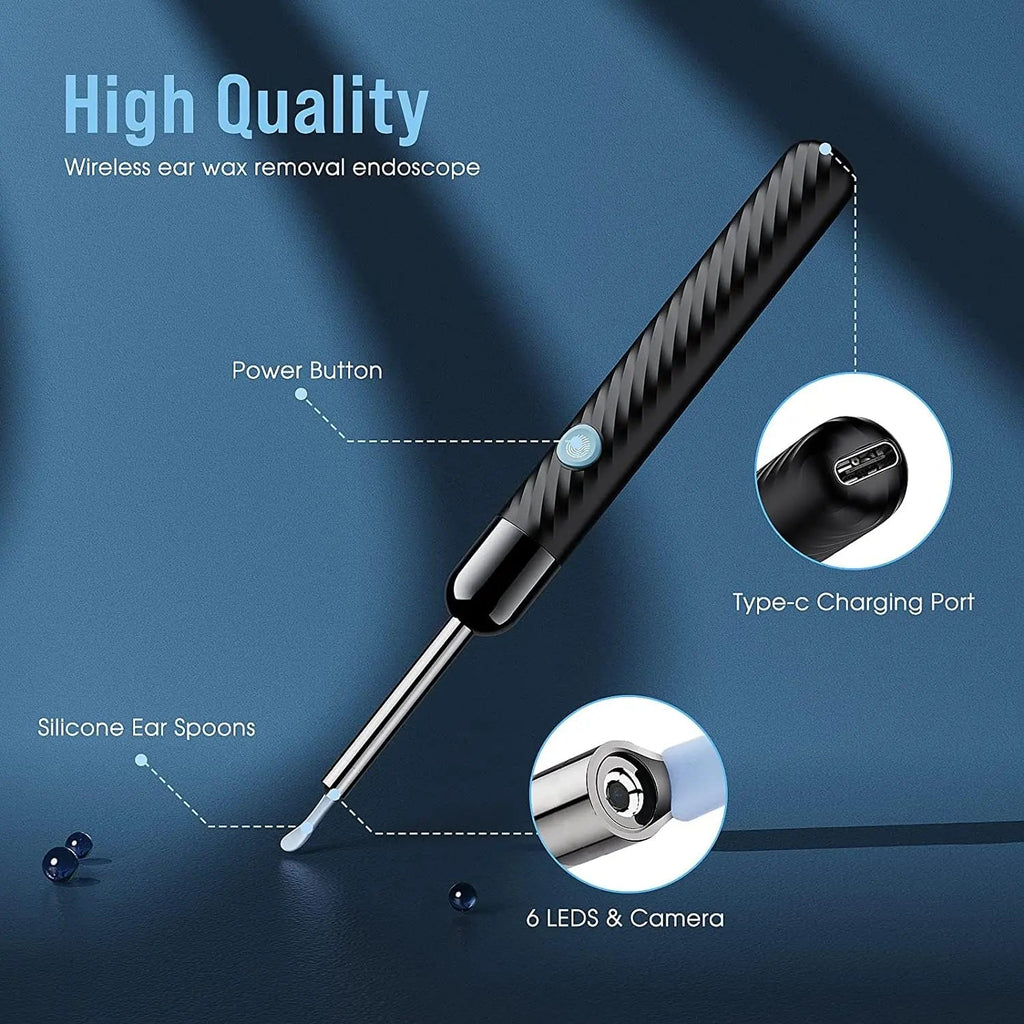 Ear Wax Removal - Earwax Remover Tool with 8 Pcs Ear Set - (Grey) LEIPUT Au supplements