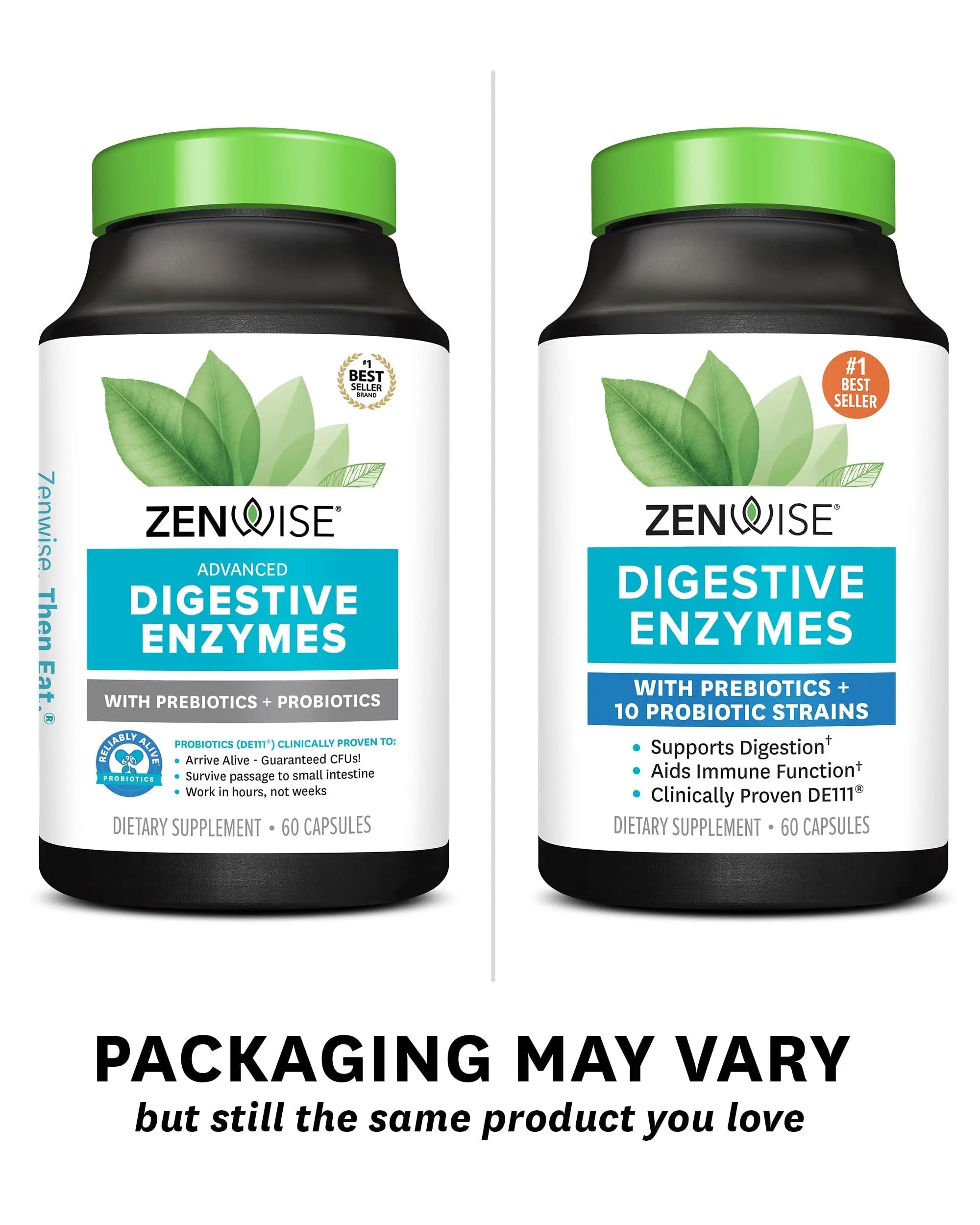 Zenwise Health Digestive Enzymes - Probiotic Multi Enzymes with Probiotics Zenwise Health Au supplements