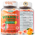 Liposomal Vitamin C 1000mg Gummies for Adults - Vitamin C Chewable with Elderberry, Zinc & 8mg Iron, Sugar Free Vit C Supplements, Daily Immune Support Gummies for Energy