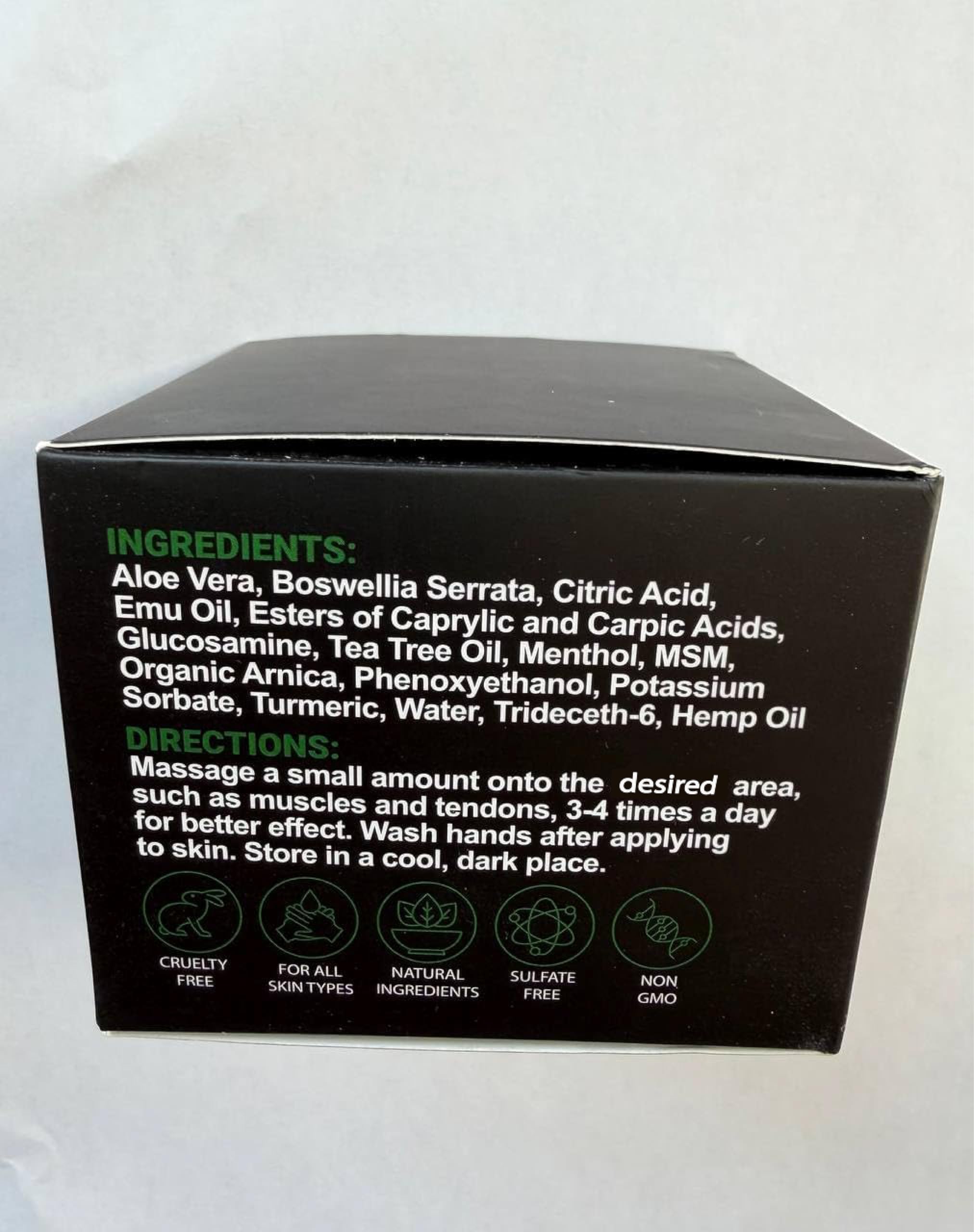 Hemp Cream - Maximum Strength - Natural Hemp Oil Extract Gel Rub with MSM - Glucosamine - Arnica - Turmeric - Maximum Strength - Formulated in USA - 3.9 oz Arvesa Au supplements