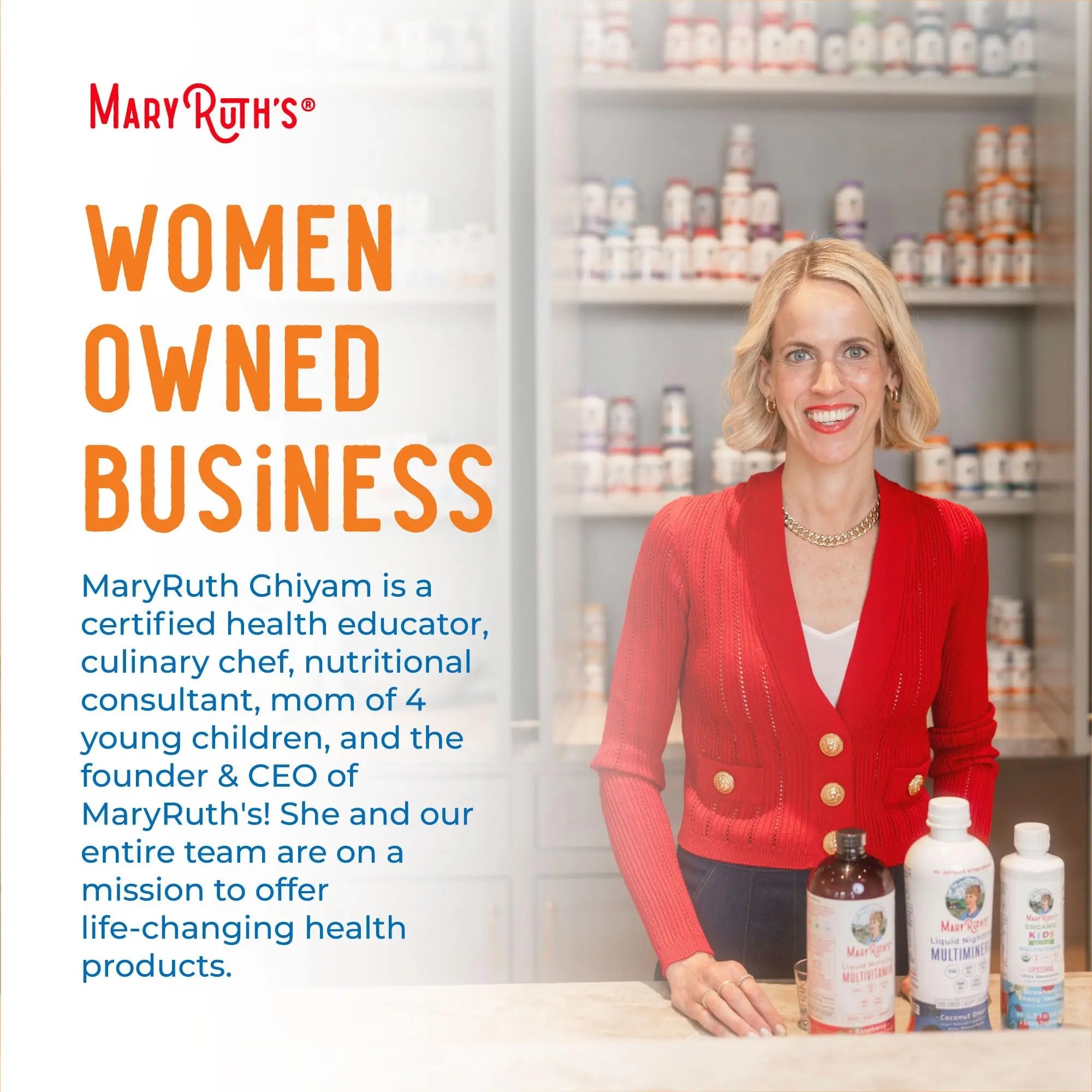 MaryRuth Organics Multivitamin for Women and Men | Sugar Free | Adult Multimineral Gummy with Vitamin C | MaryRuth Organics Au supplements