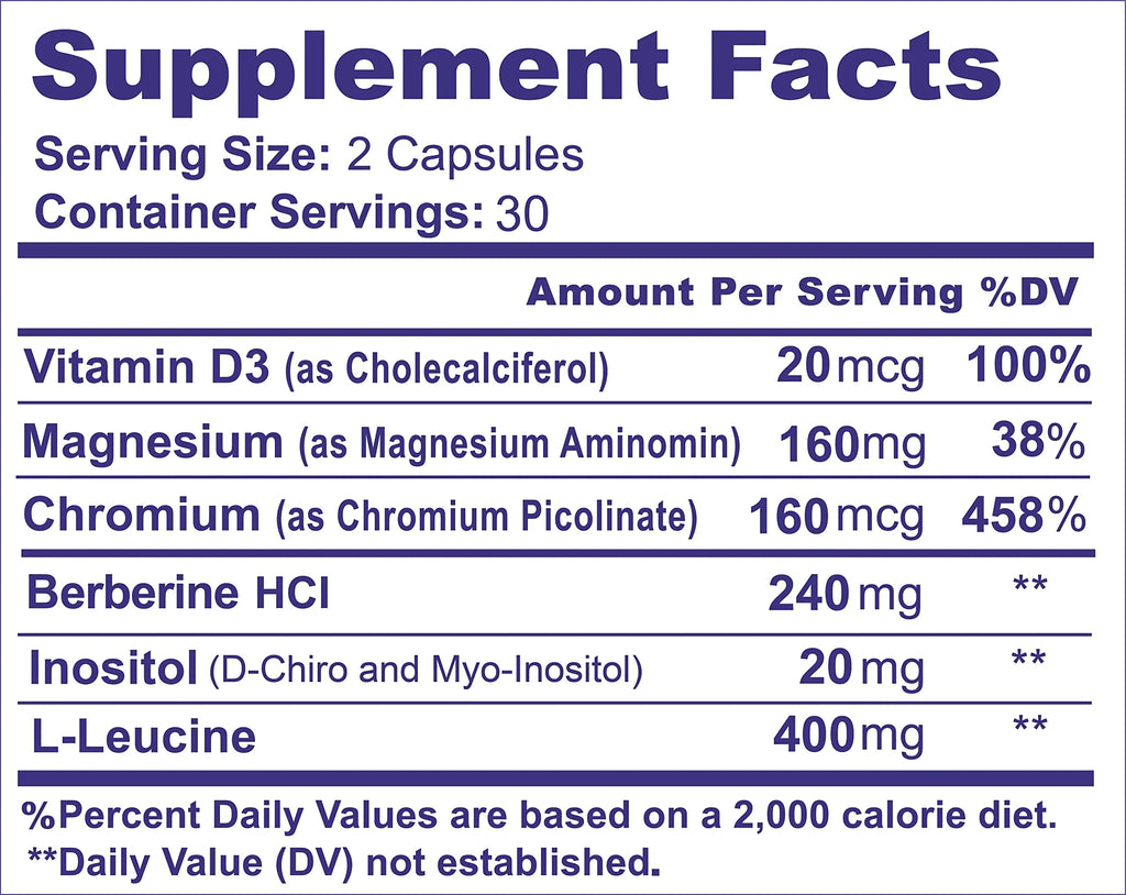 METFORMINA NATURAL - Fat & Glucose Metabolism Support - Dr Salomon (60 Capsules) Ni una dieta más Au supplements