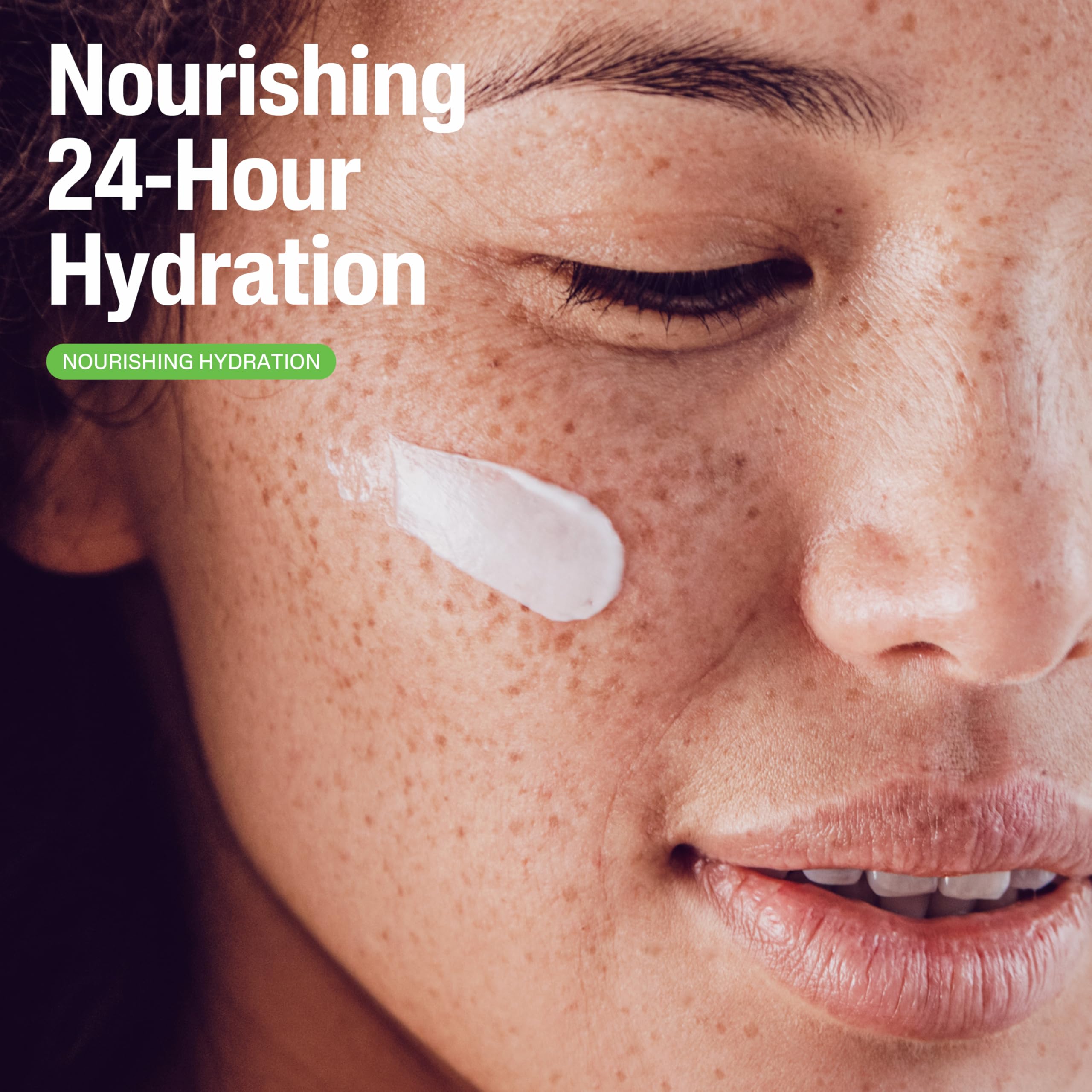 CETAPHIL Rich Hydrating Night Cream For Face, With Hyaluronic Acid, 1.7 oz, Moisturizing Cream For Dry To Very Dry Skin