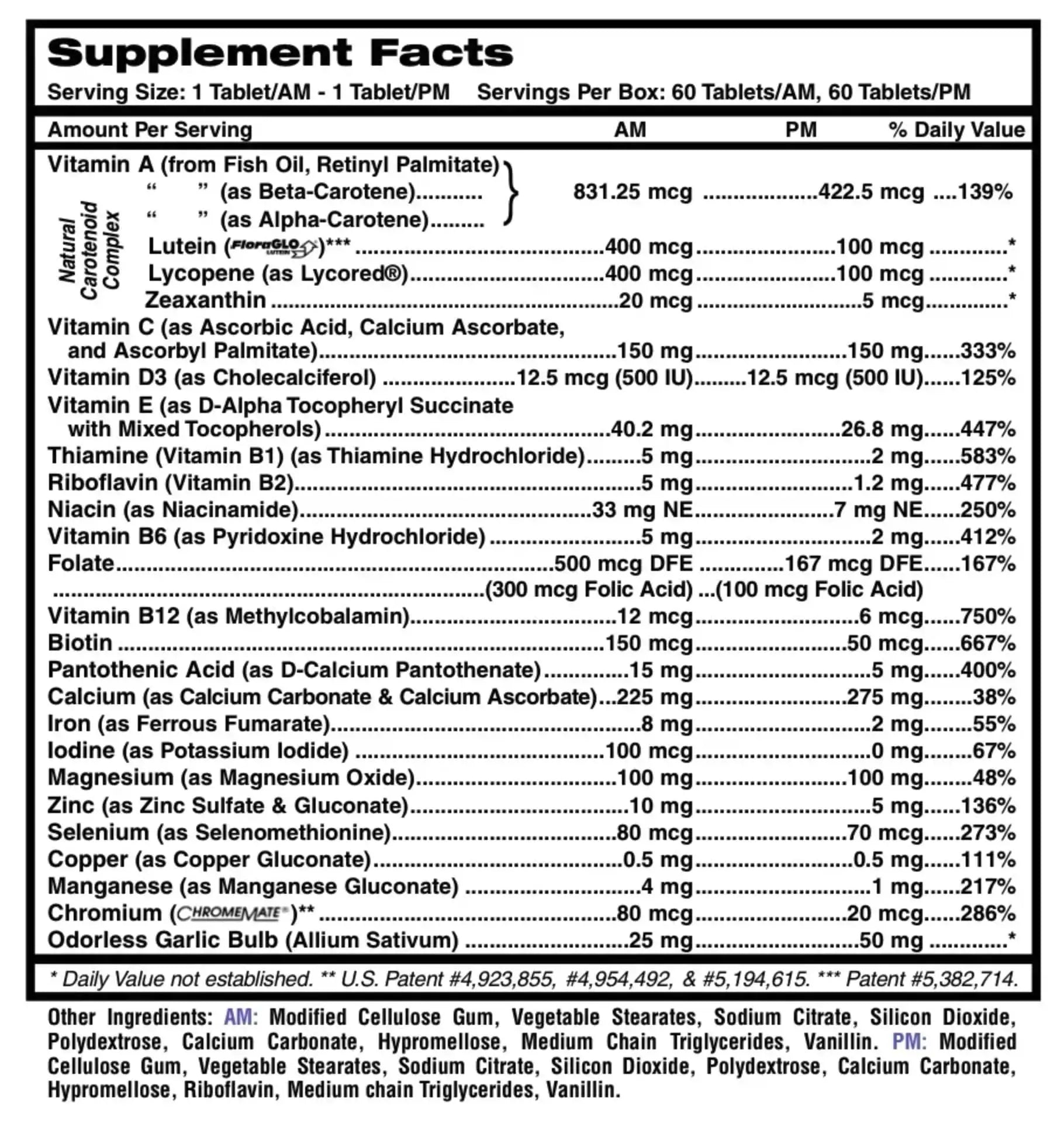 MDR Fitness Tabs Patented AM/PM Multivitamin for Men Doctor Formulated with Right Nutrients at The Right Time - Gluten Free - 2 Month Supply MDR Au supplements