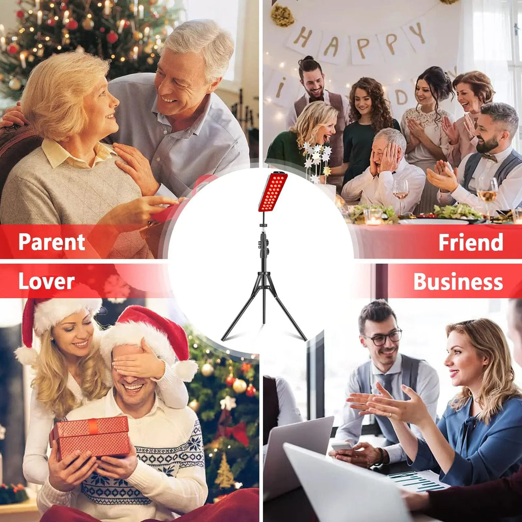 RUISQM Red Light Therapy Lamp, Infrared Light Therapy with Stand - 660nm Redlight & 850nm RUISQM Au supplements