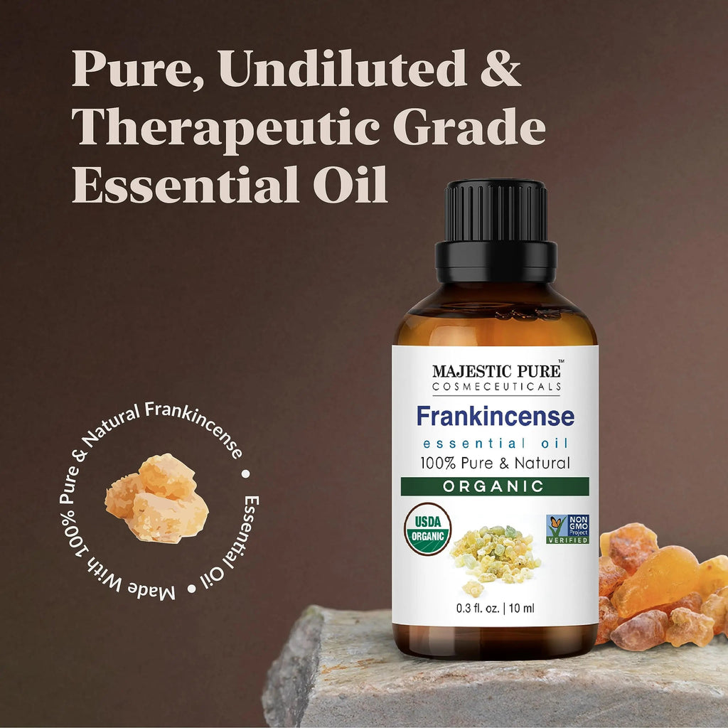 Majestic Pure USDA Organic Frankincense 0.33 fl oz MAJESTIC PURE Au supplements