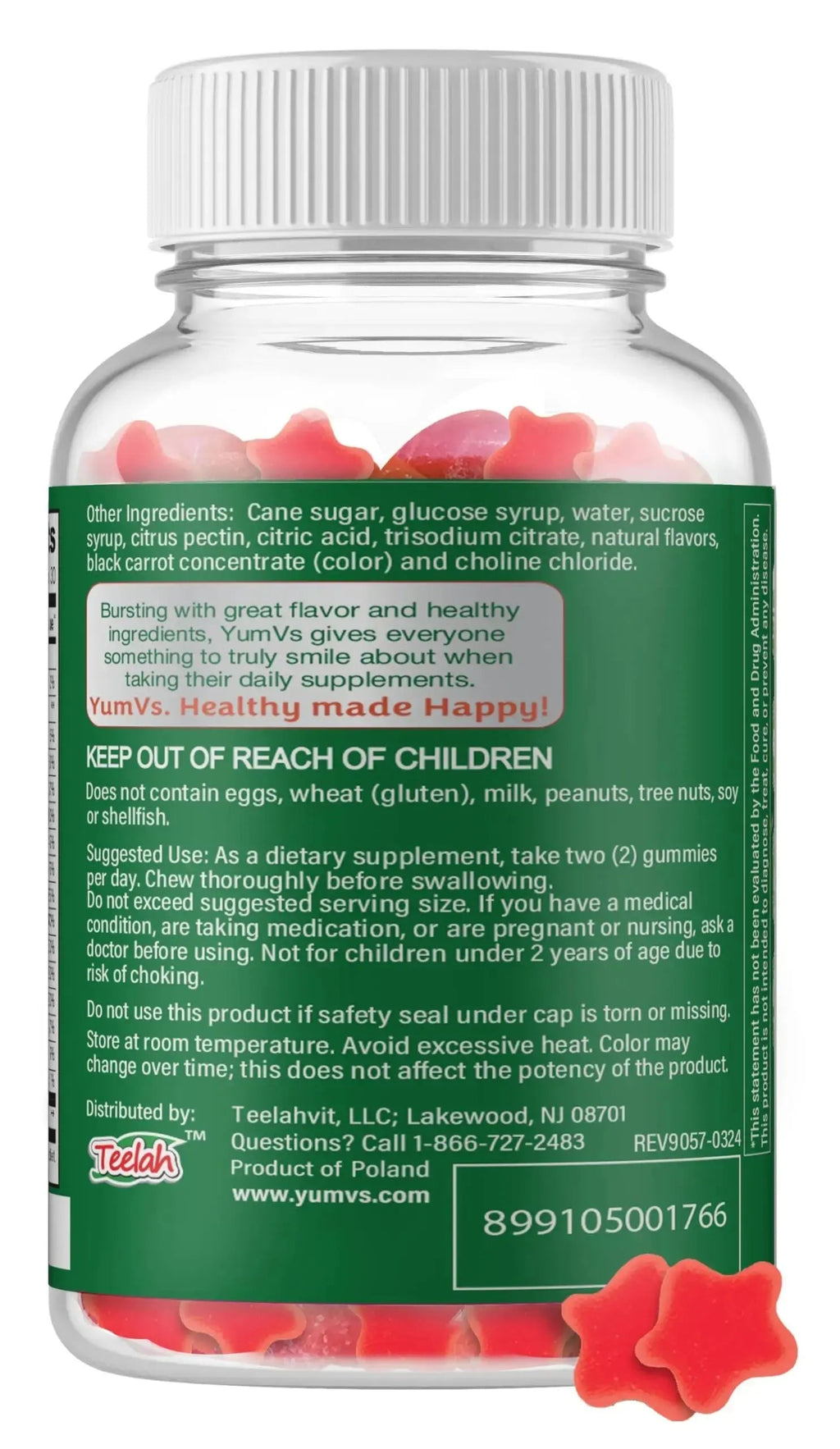 Multivitamin for Adults & Teens Bundle – Complete Daily Health Support Gummies YUM-V'S Au supplements