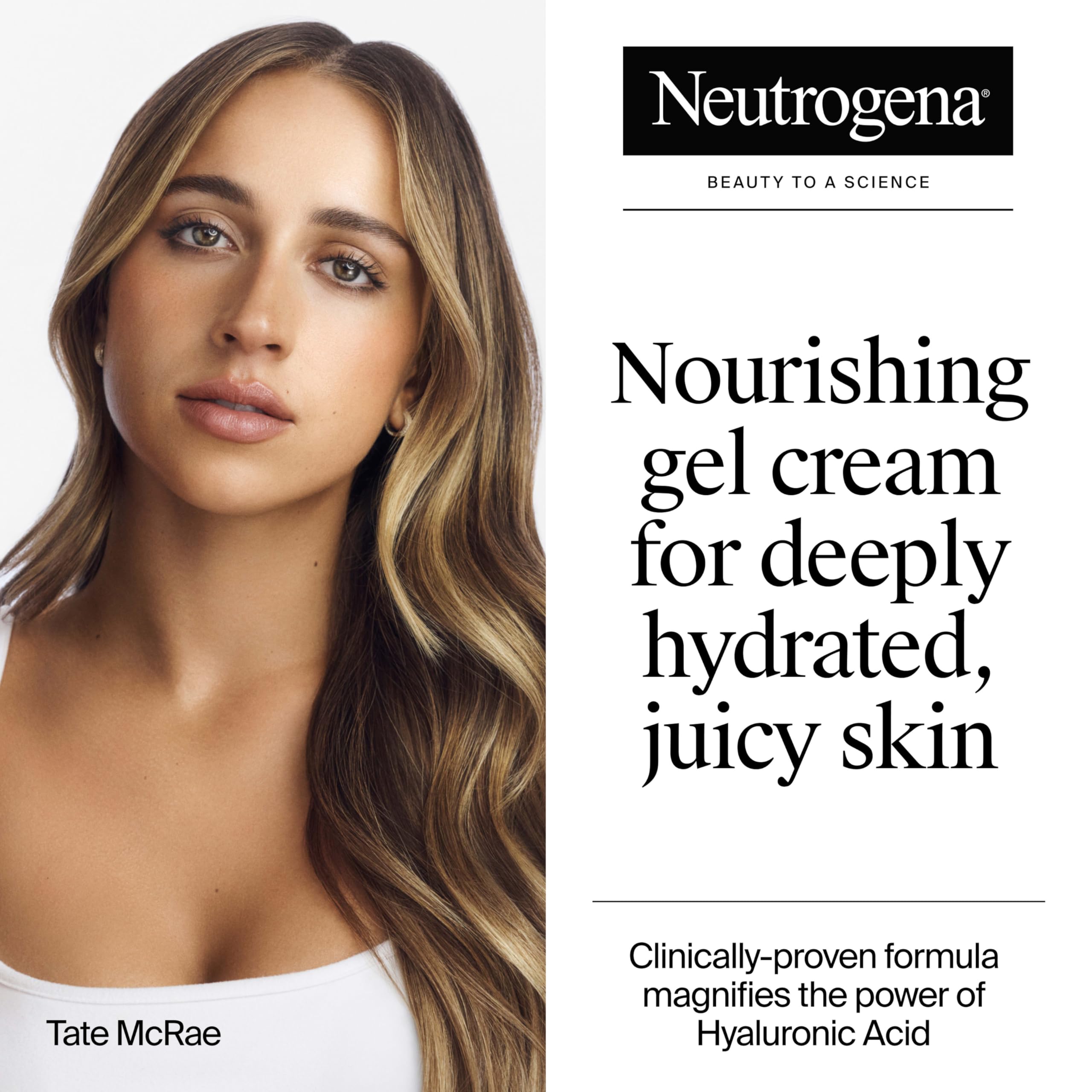 Neutrogena Hydro Boost Gel Cream, 48 Hr Hydration for Normal/Dry Skin, Fragrance Free