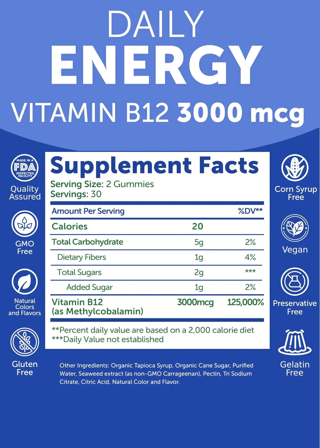 Lunakai USA Made Women’s Multi & Energy Gummies Bundle – 16 Essential Nutrients & B12 – 60 Ct Each Lunakai Au supplements